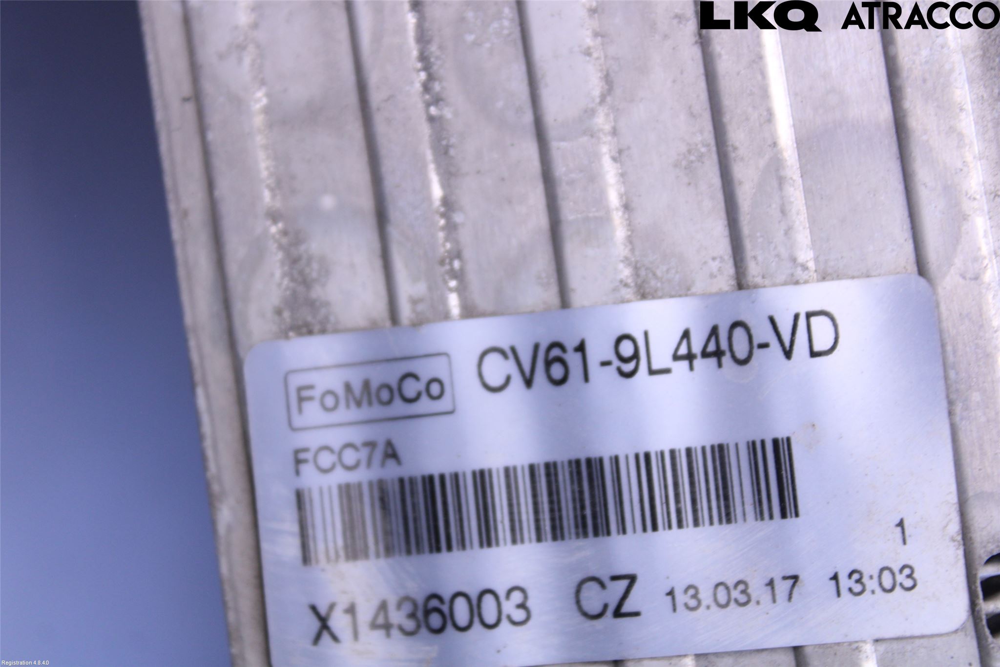 Ford C-MAX ll 15-19 Laddluft-Intercooler Kyl