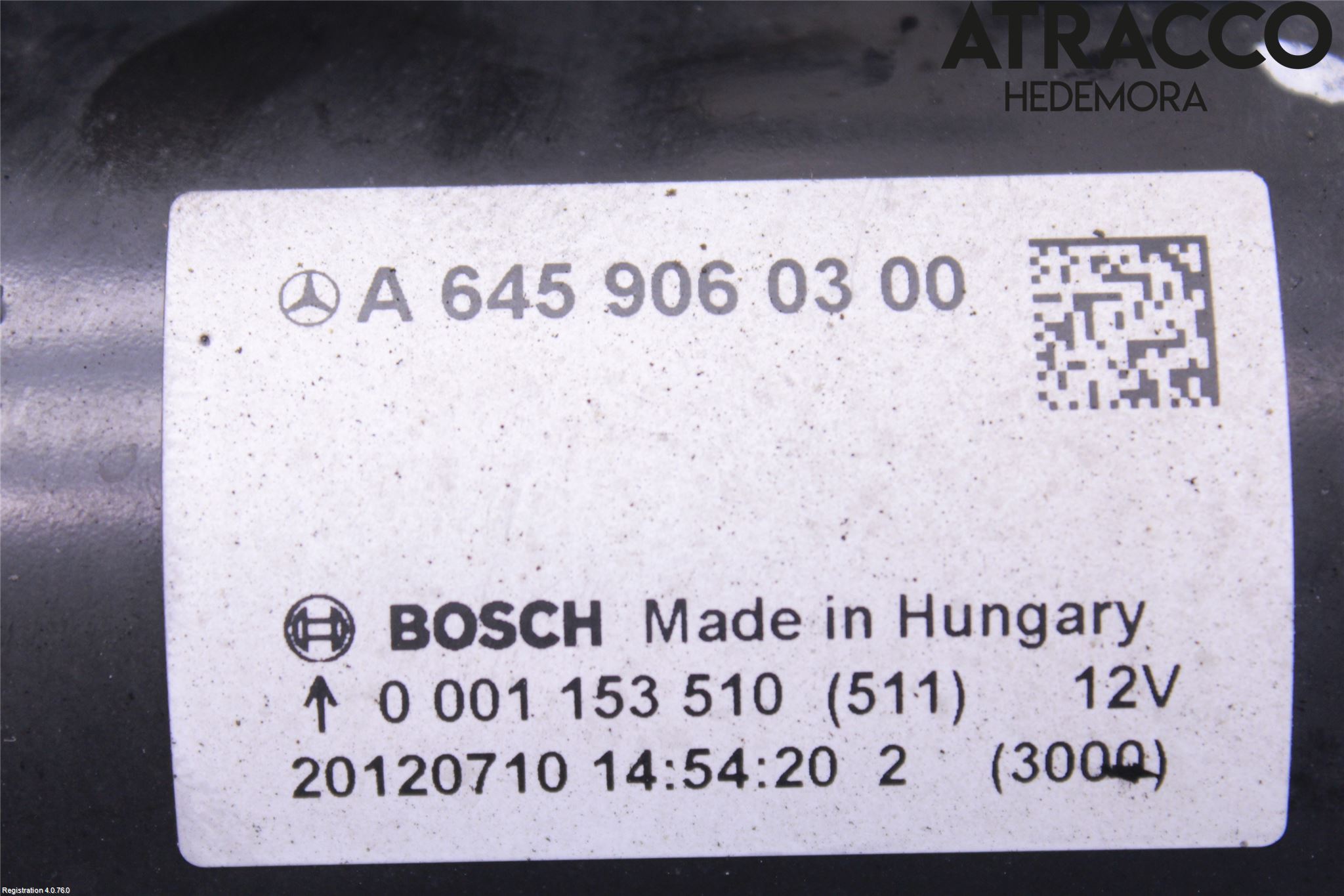 Mercedes-Benz MB A-KLASS (W176) 13-18 Startmotor Diesel