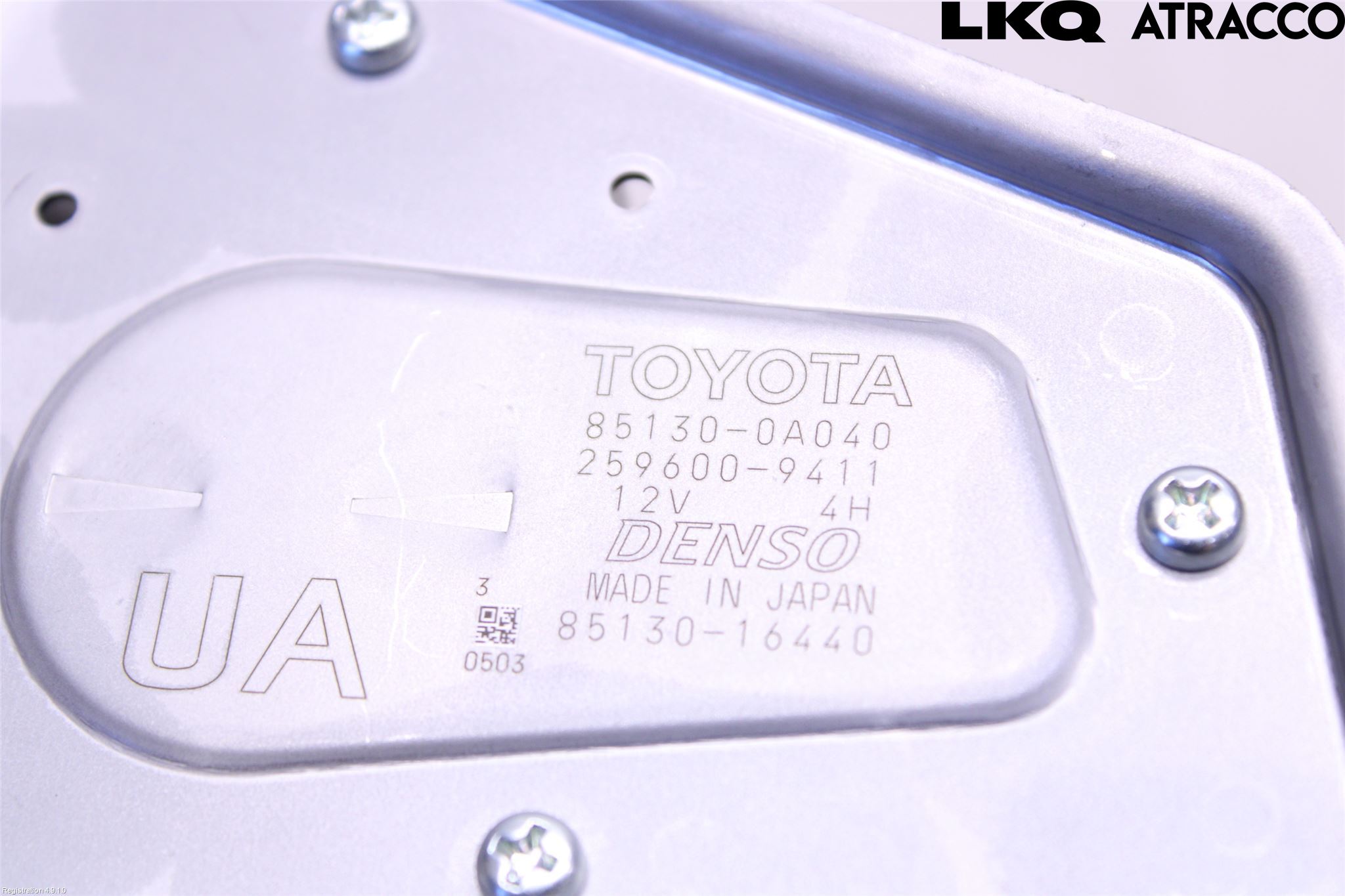 Toyota COROLLA CROSS XG10 22- Torkarmotor Baklucka