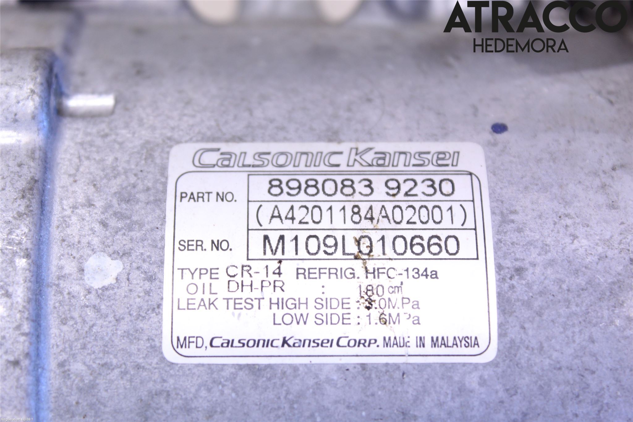 Isuzu D-MAX Ac Kompressor