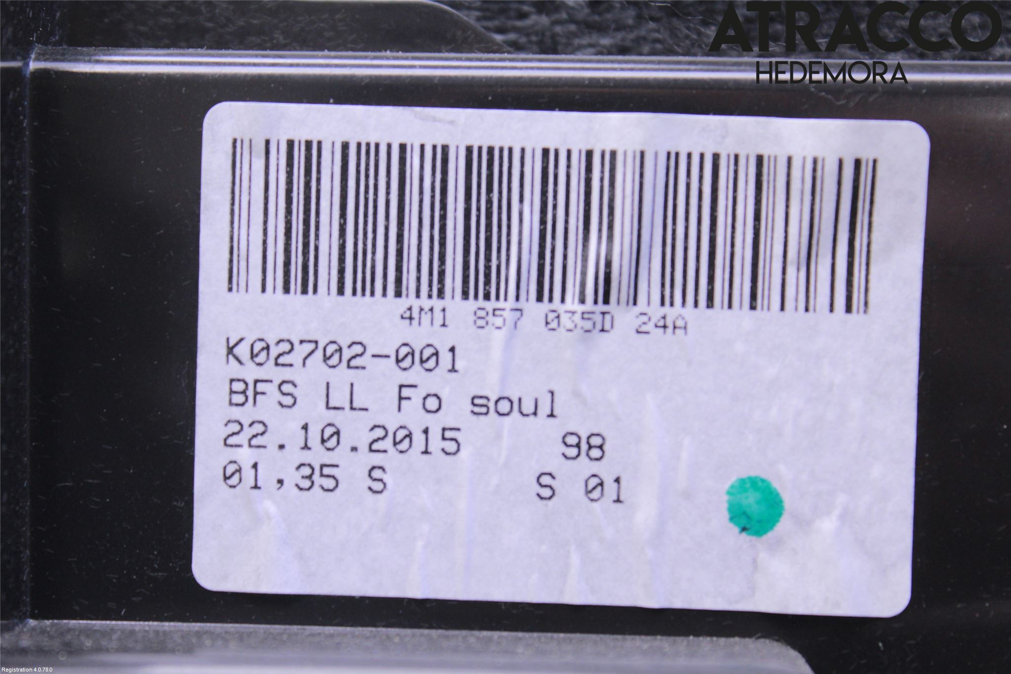 Audi Q7/SQ7 Handskfack