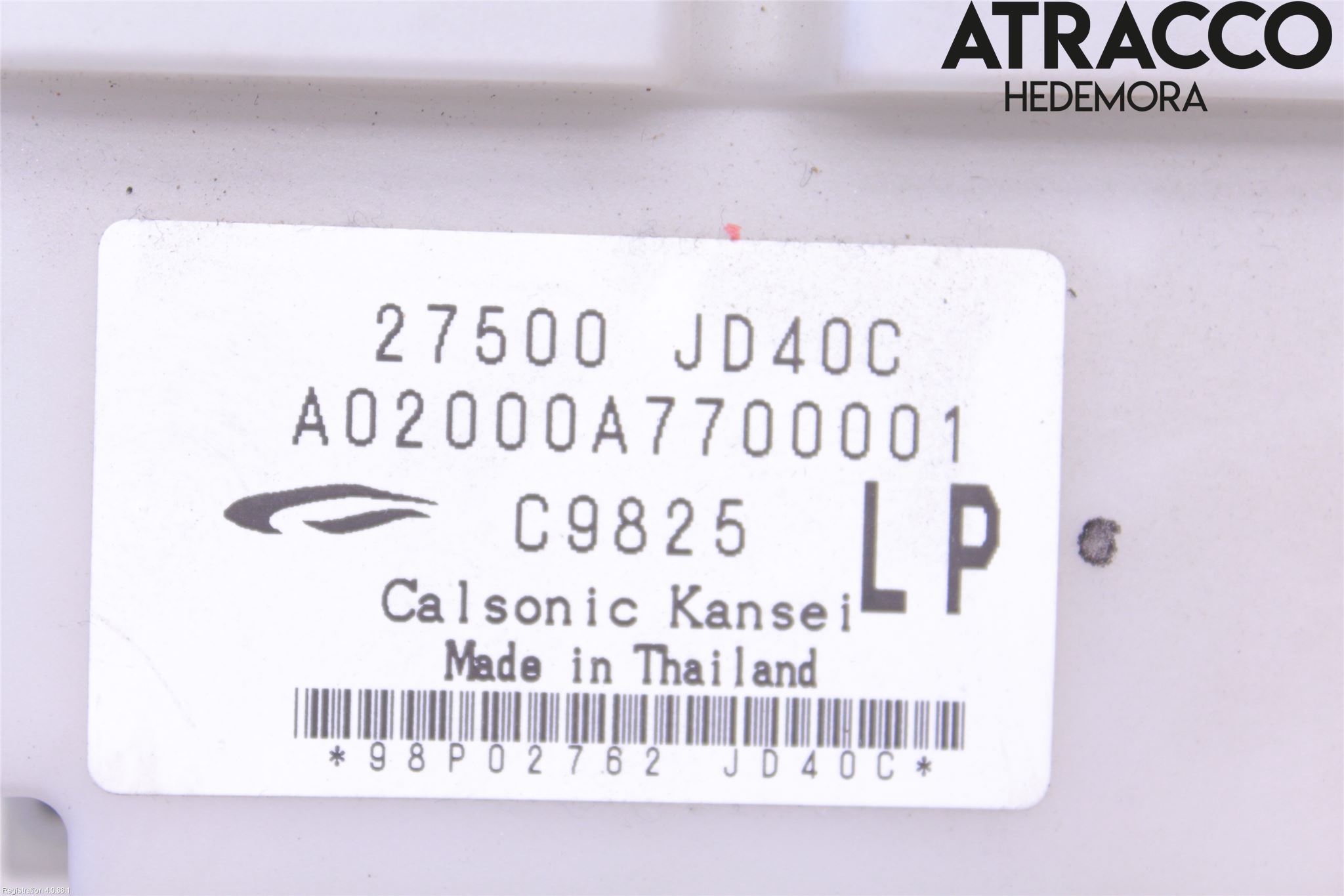 Nissan QASHQAI   07-10 Ac Styrenhet Ac Manöveren