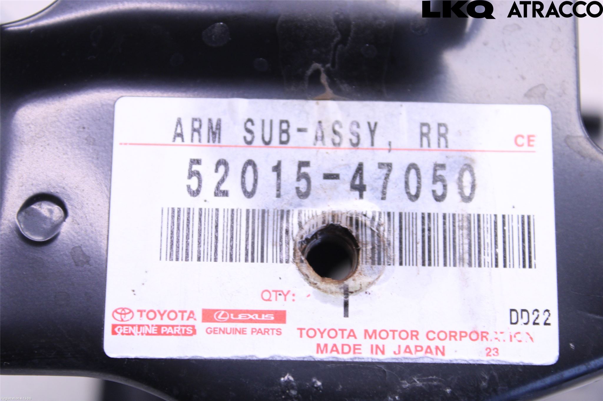 Toyota PRIUS ZVW30 09-20 Stötfångarbärjärn Bak