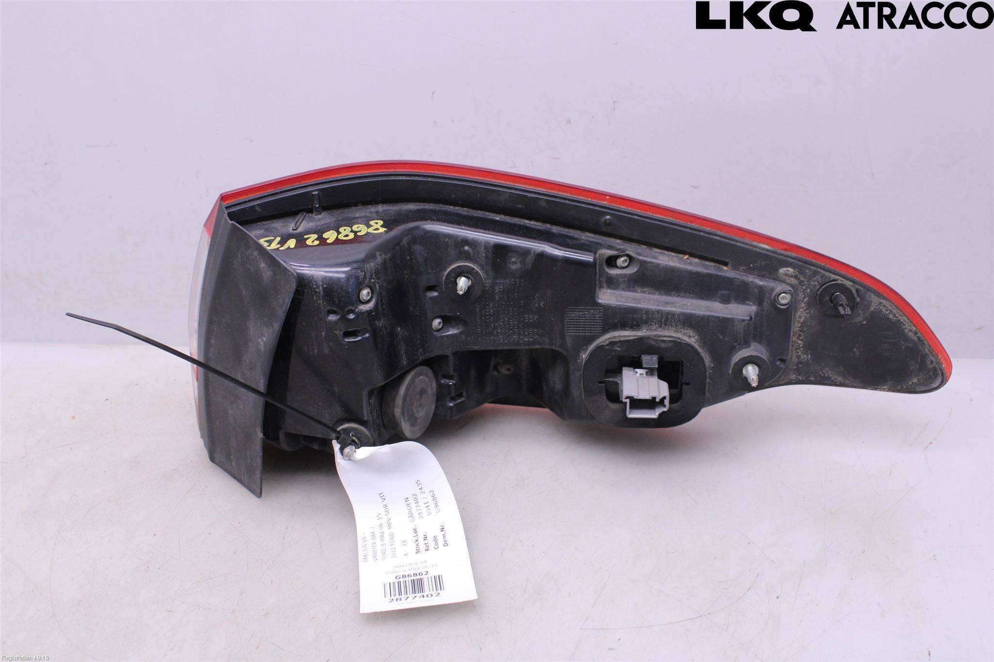 Ford S-MAX 06-15 Bakljus Vänster
