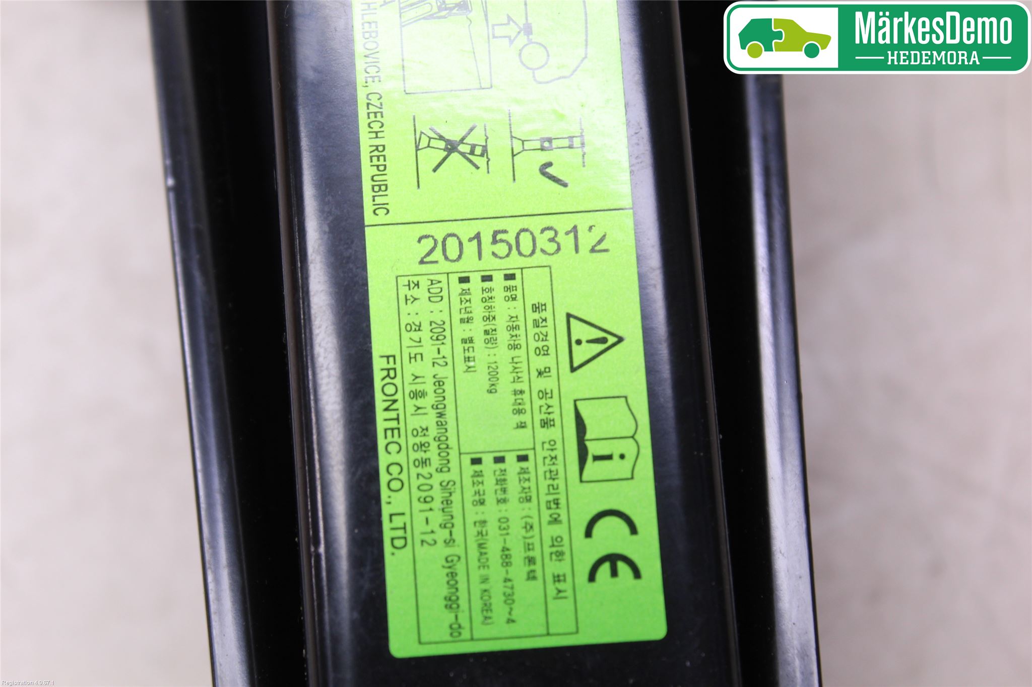 Kia SORENTO 15-20 Domkraft