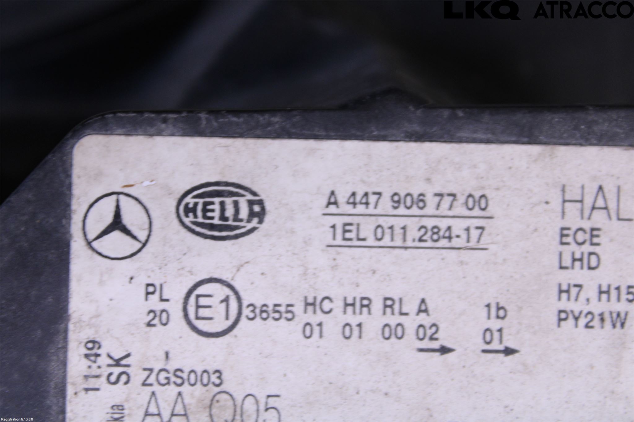 Mercedes-Benz MB VITO/V-KLASS (W640,W447,W448) 14- Strålkastare Vänster