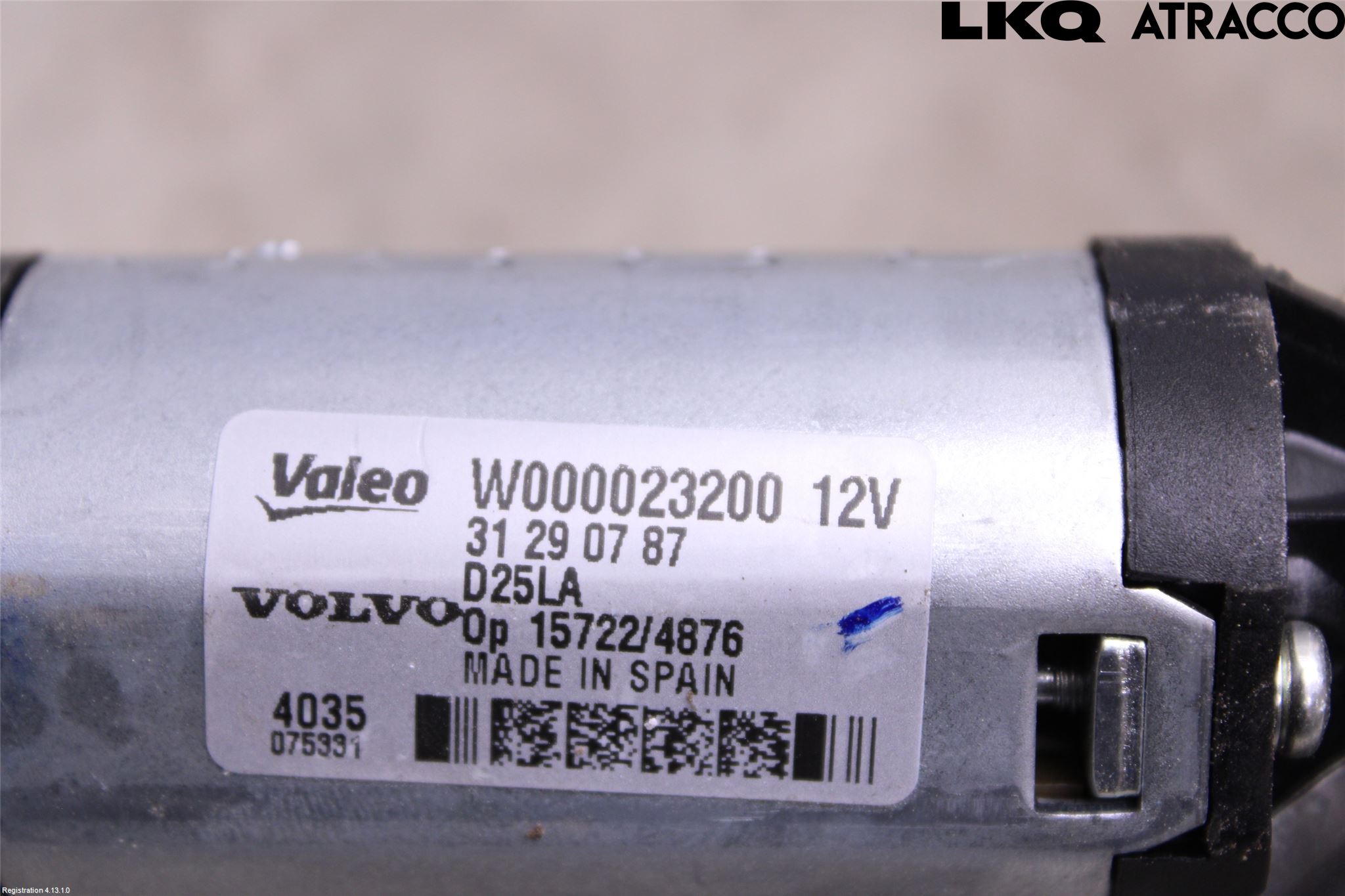 Volvo XC70 14-16 Torkarmotor Baklucka