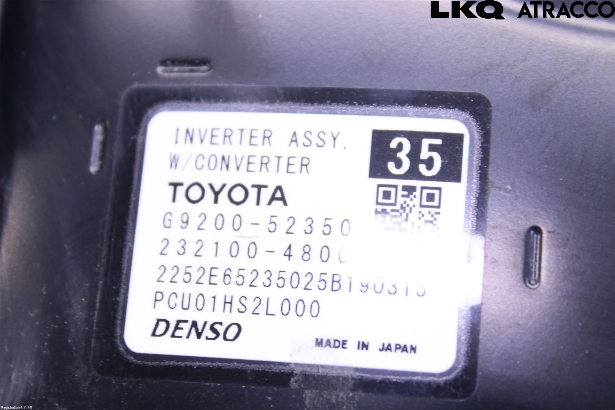 Toyota YARIS XP21 20- Hybridconverter