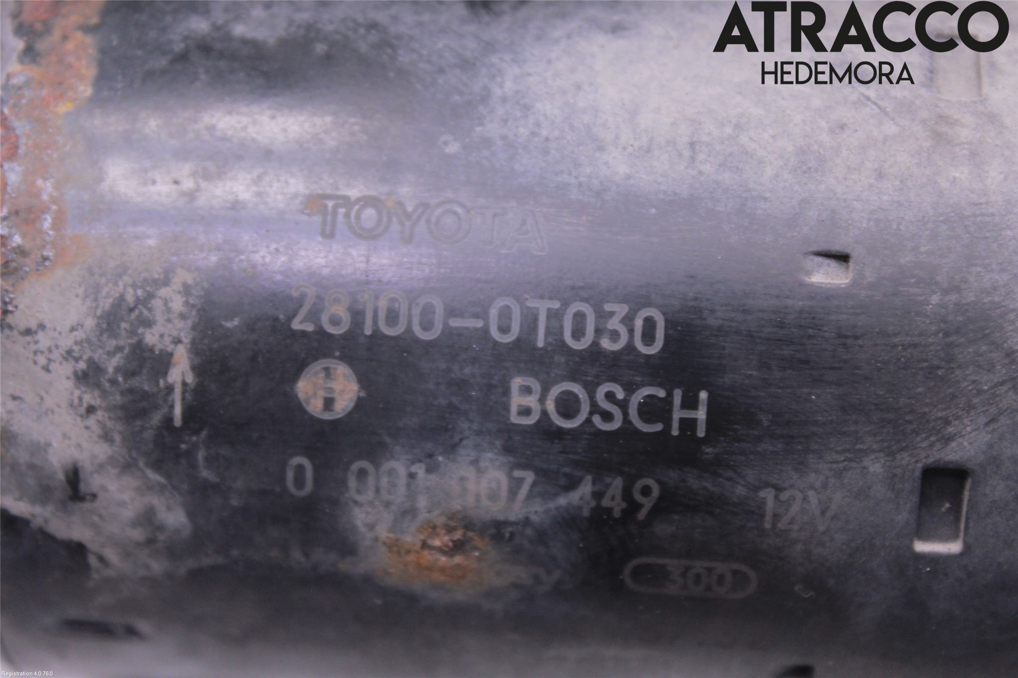 Toyota AURIS 07-09 Startmotor