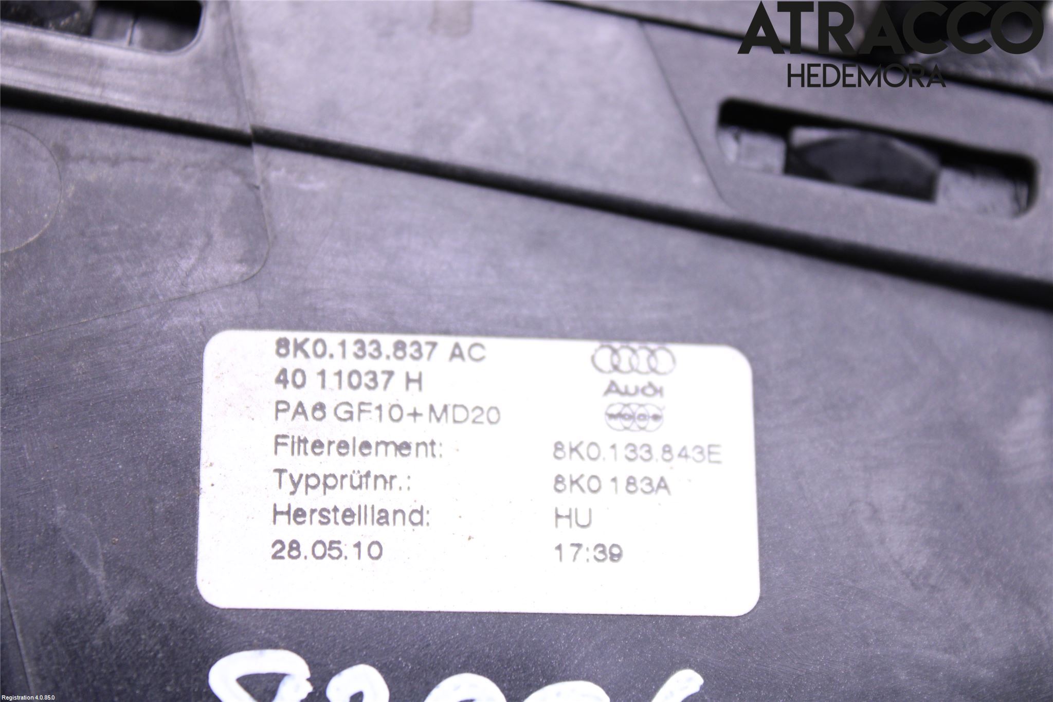 Audi A4/S4 08-11 Luftrenare