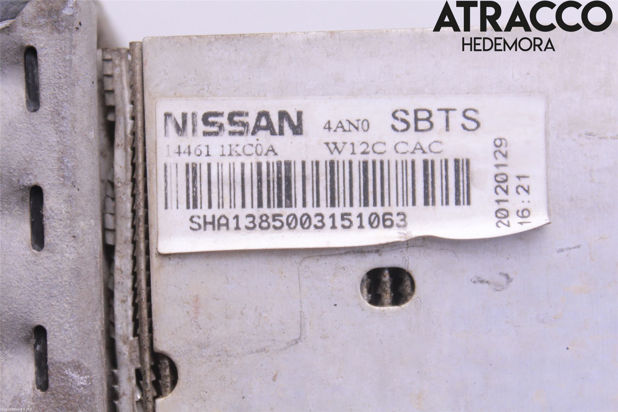 Nissan JUKE 10-14 Laddluft-Intercooler Kyl