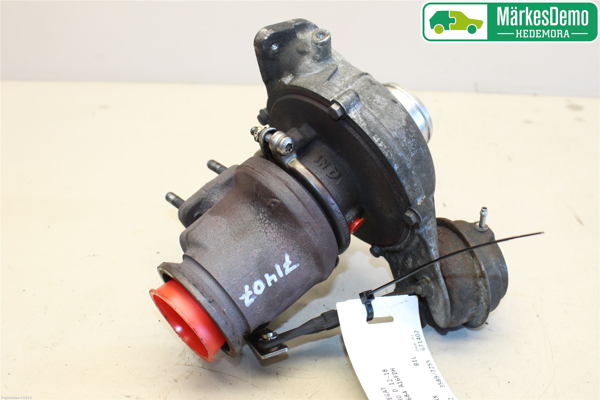 Opel COMBO D 12-18 Turboaggregat