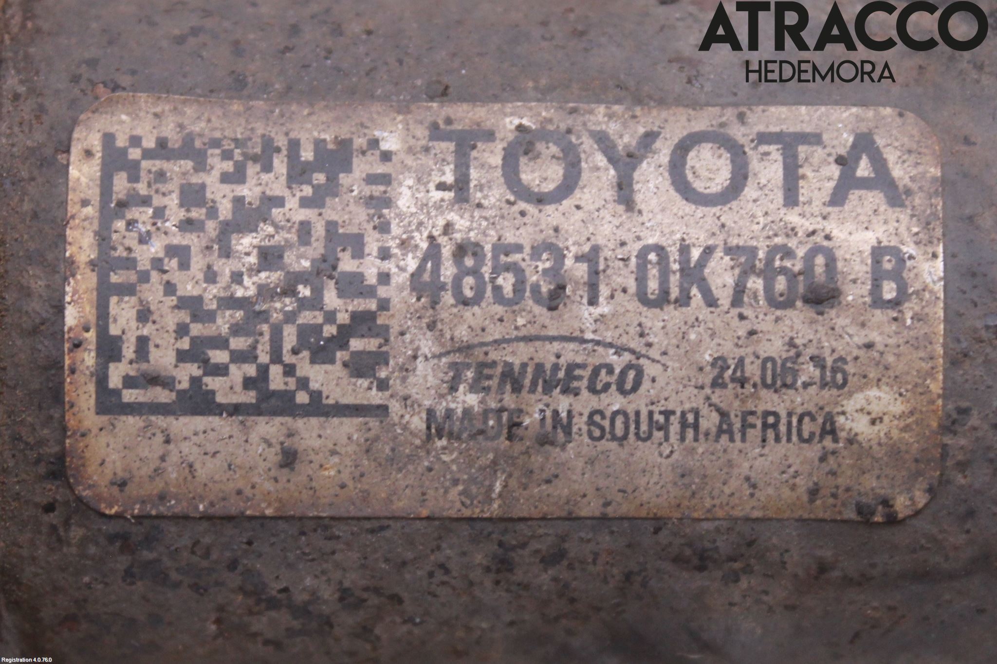 Toyota HILUX 16- Stötdämpare Bak