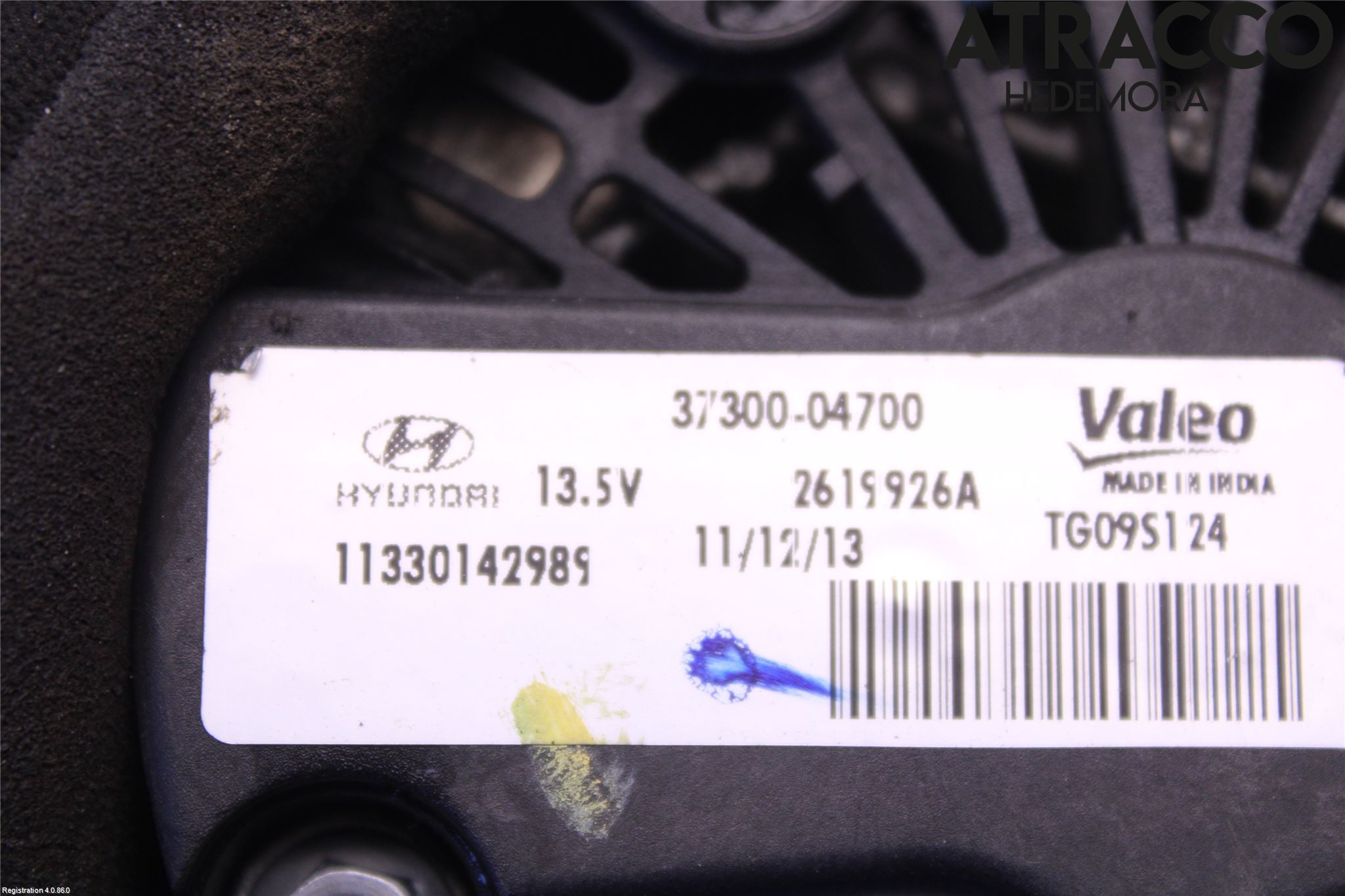 Hyundai i10 BA 14-16 Generator