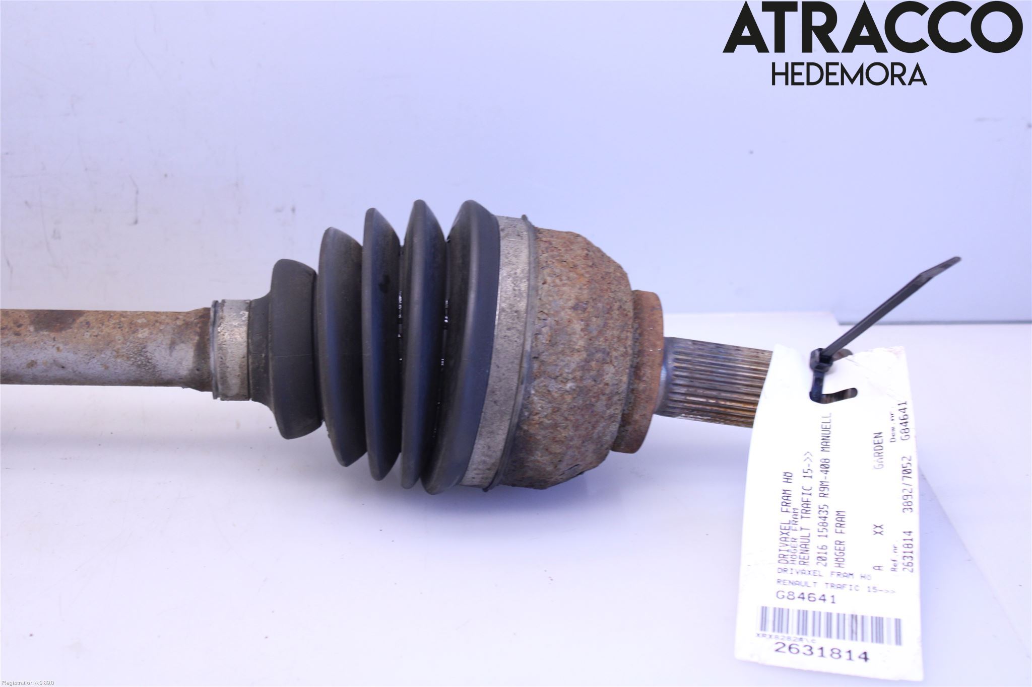 Renault TRAFIC/E-TECH 15- Drivaxel Fram Höger