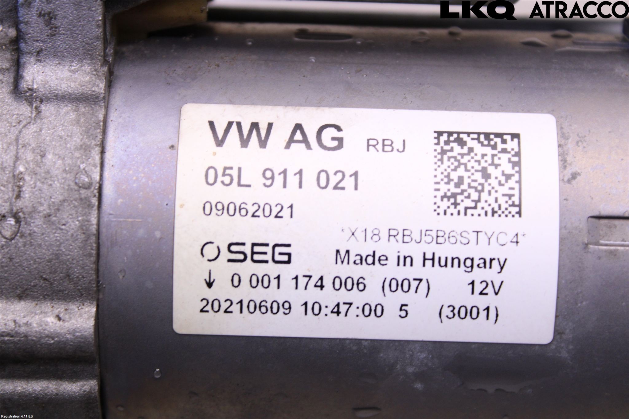 Audi A6 F2/C8 19- Startmotor Diesel