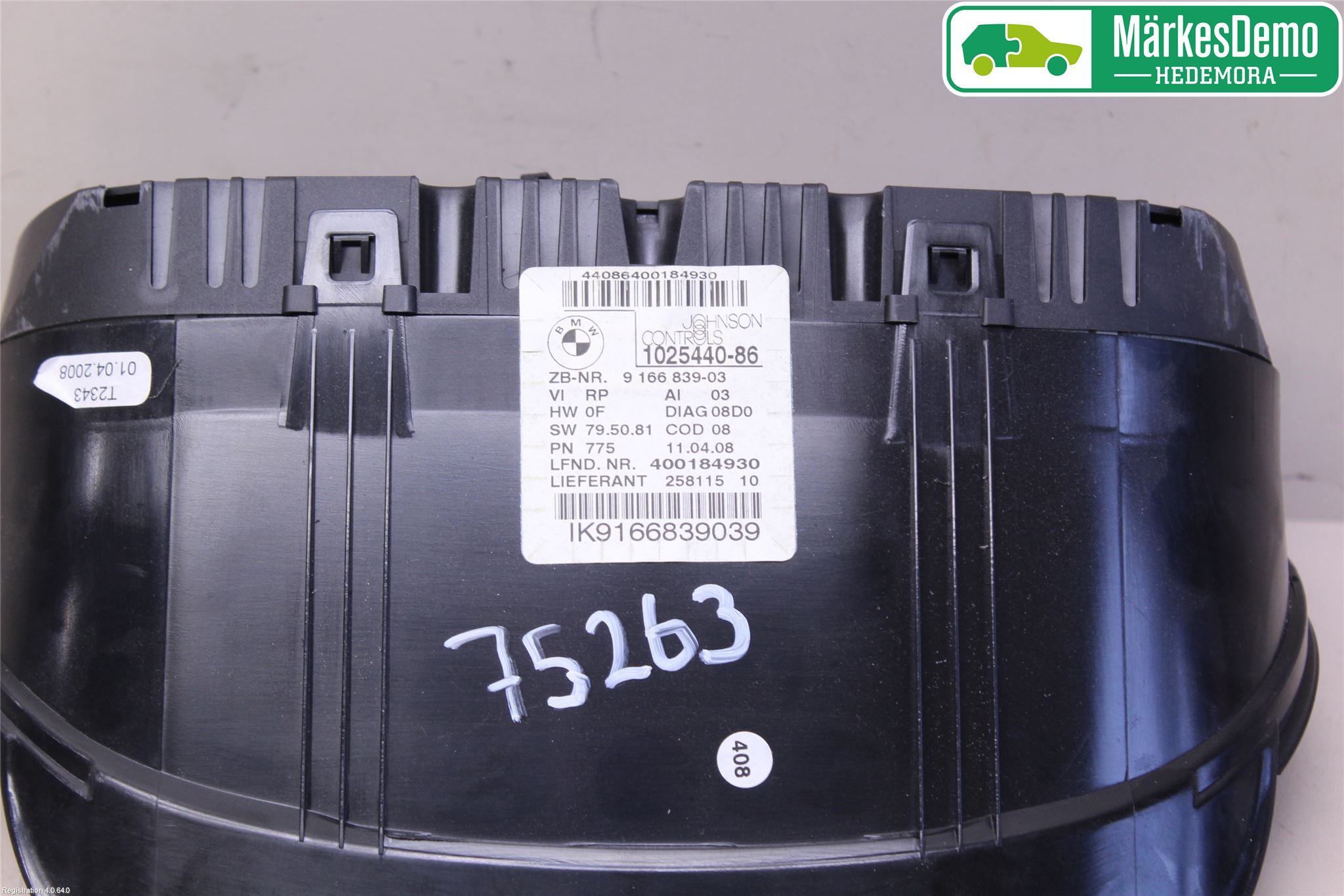 BMW 3 E90/91 SED/TOU 05-12 Instrument Komb