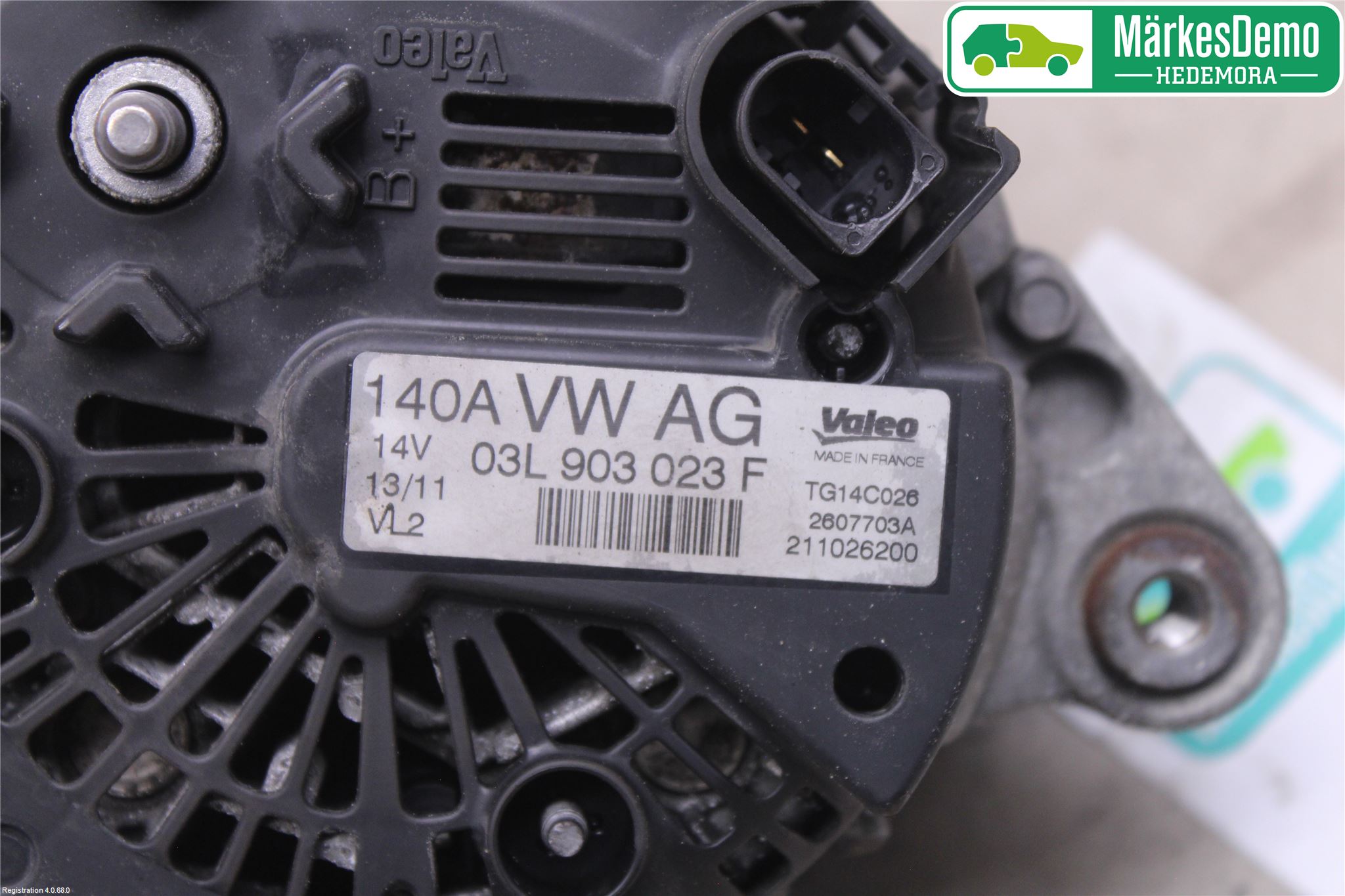 Volkswagen VW GOLF VI 09-13 Generator