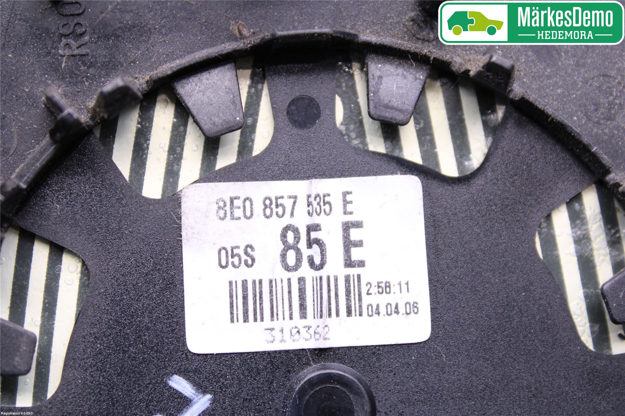 Audi A4/S4 05-07 Spegelglas Vä