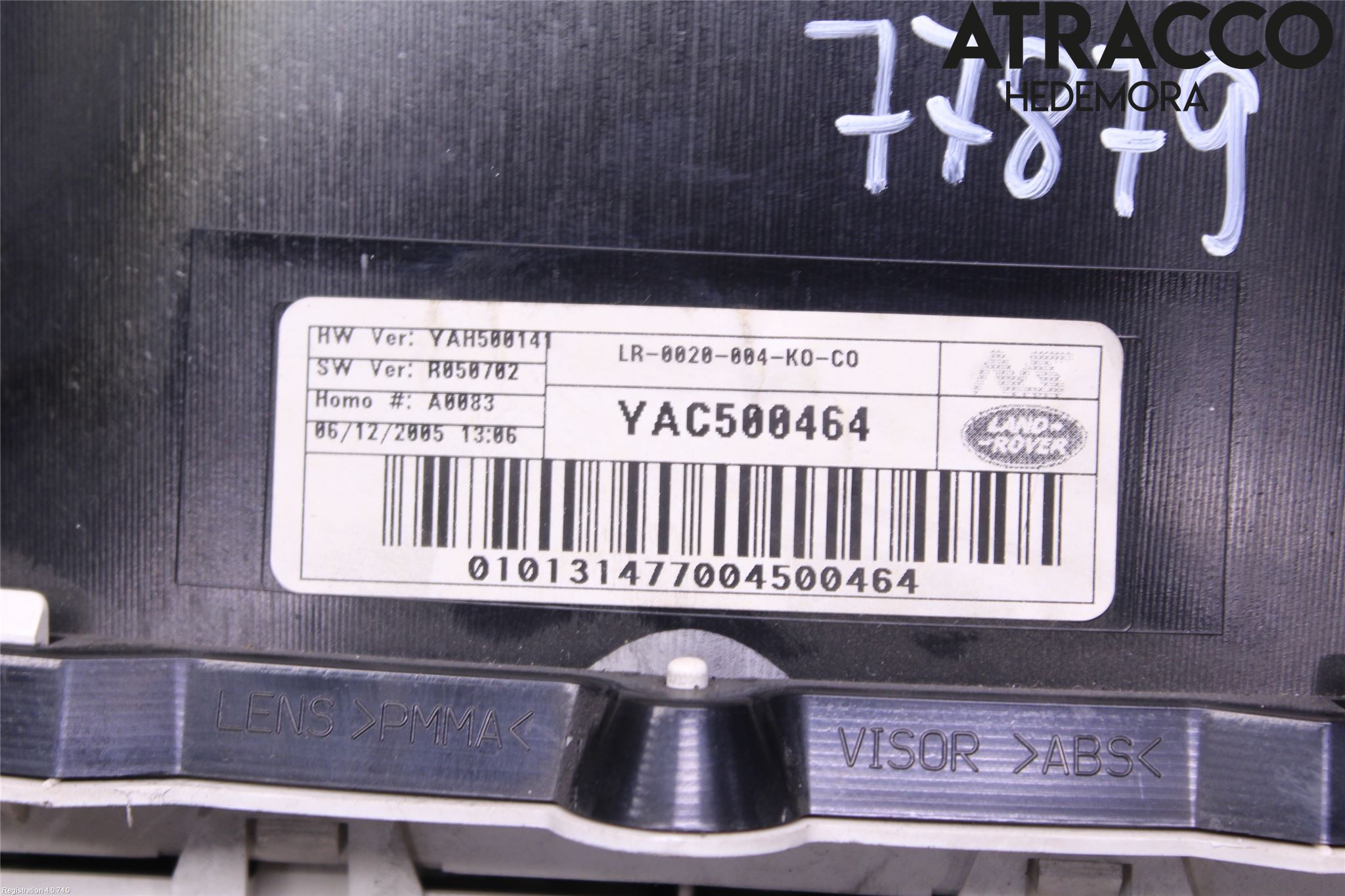 Landrover RANGE ROVER SPORT (L320) 05-09 Instrument Komb