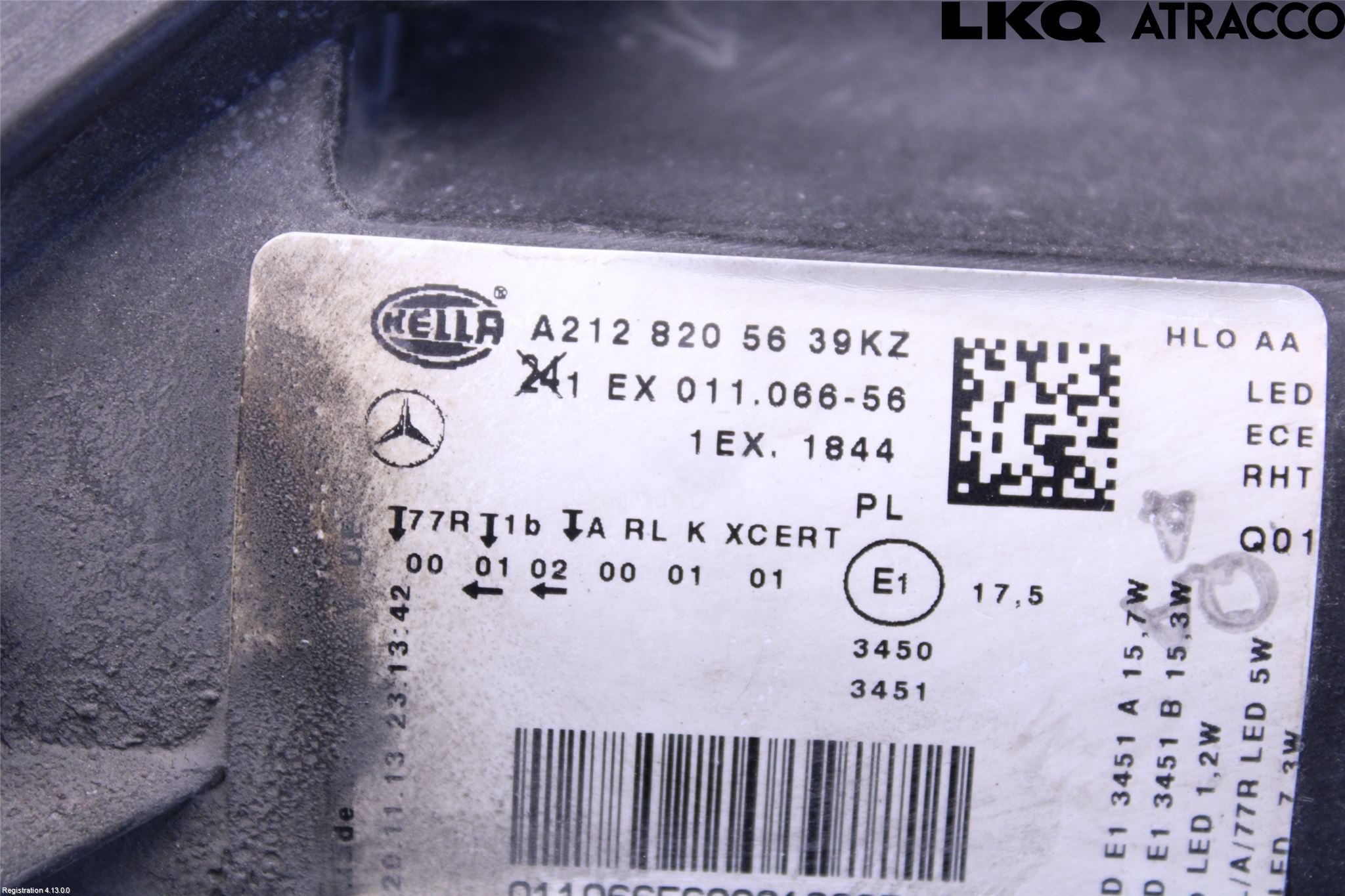 Mercedes-Benz MB E-KLASS (W212) 09-16 Strålkastare Höger