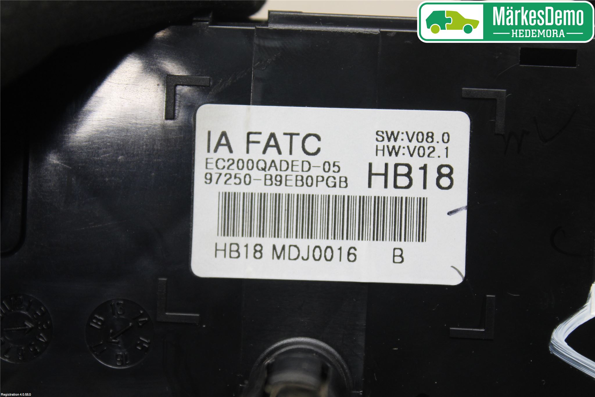 Hyundai i10 BA 17-20 Ac Styrenhet Ac Manöveren