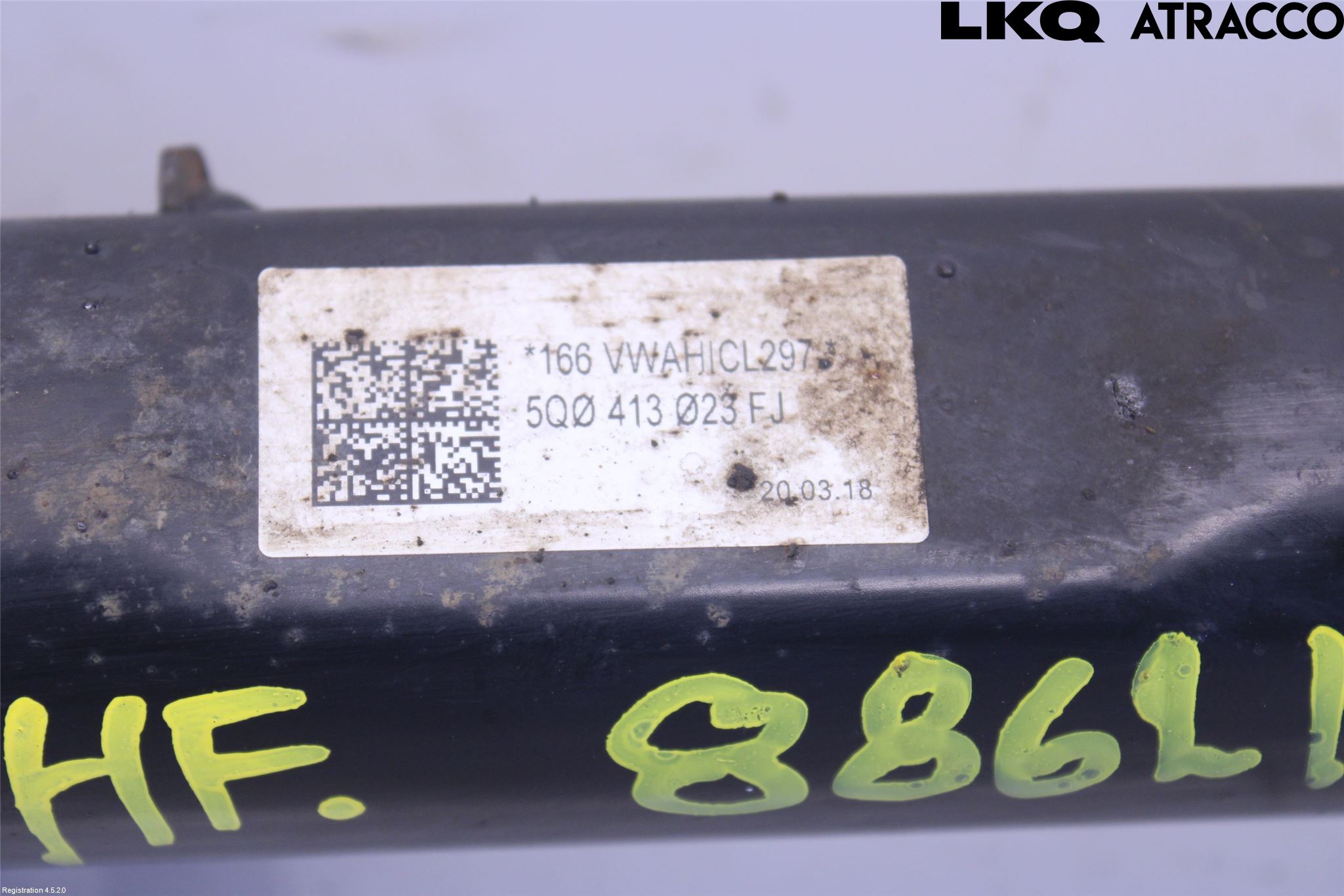 Volkswagen VW GOLF / E-GOLF VII 13-20 Fjäderben Fram Höger