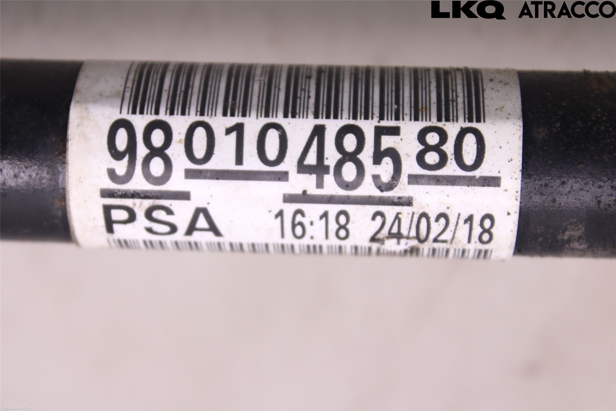Citroen C4 CACTUS 14-20 Drivaxel Fram Vänster