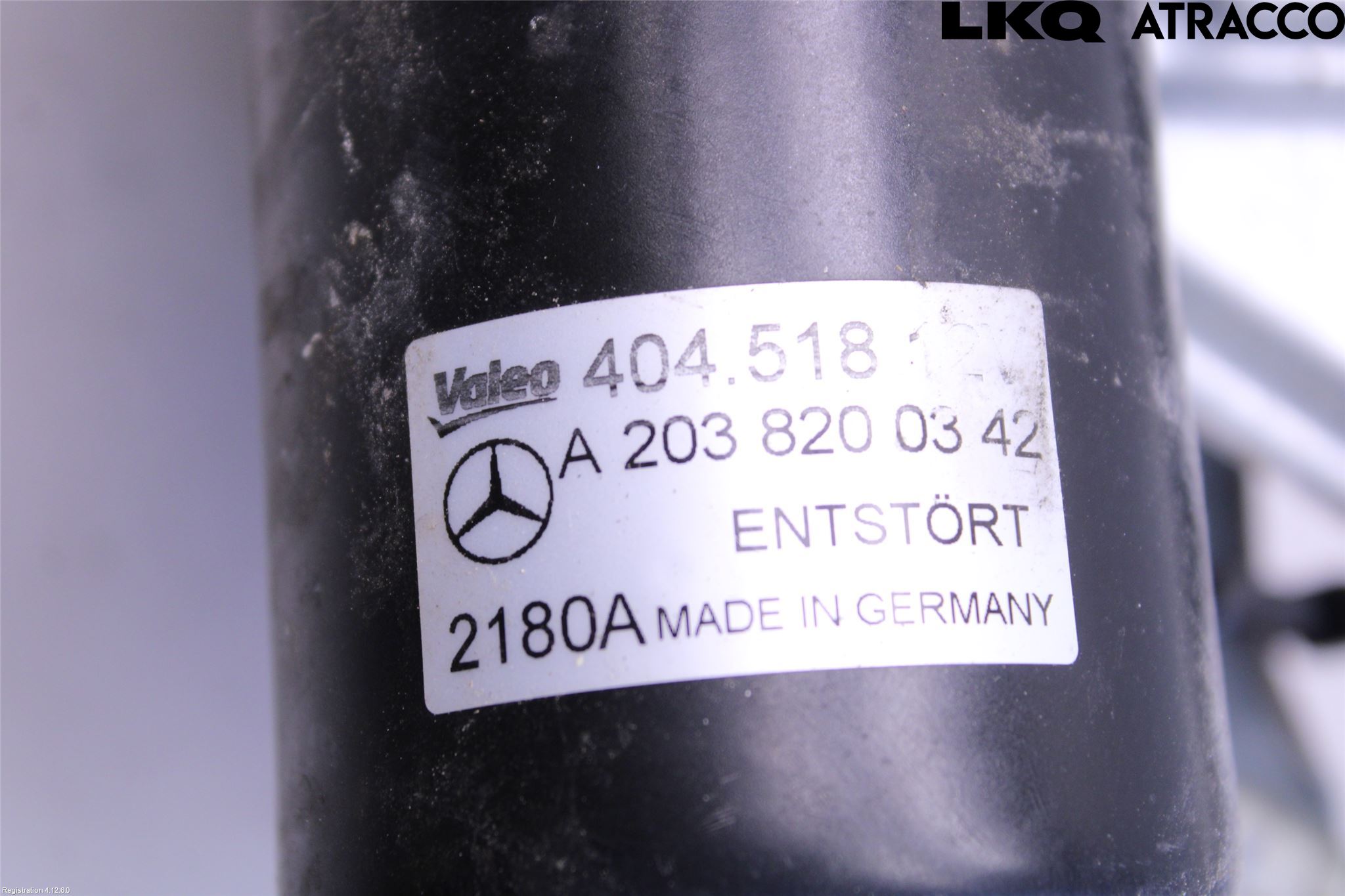 Mercedes-Benz MB CLC-KLASS (CL203) 08-11 Torkarmekanism Vindruta