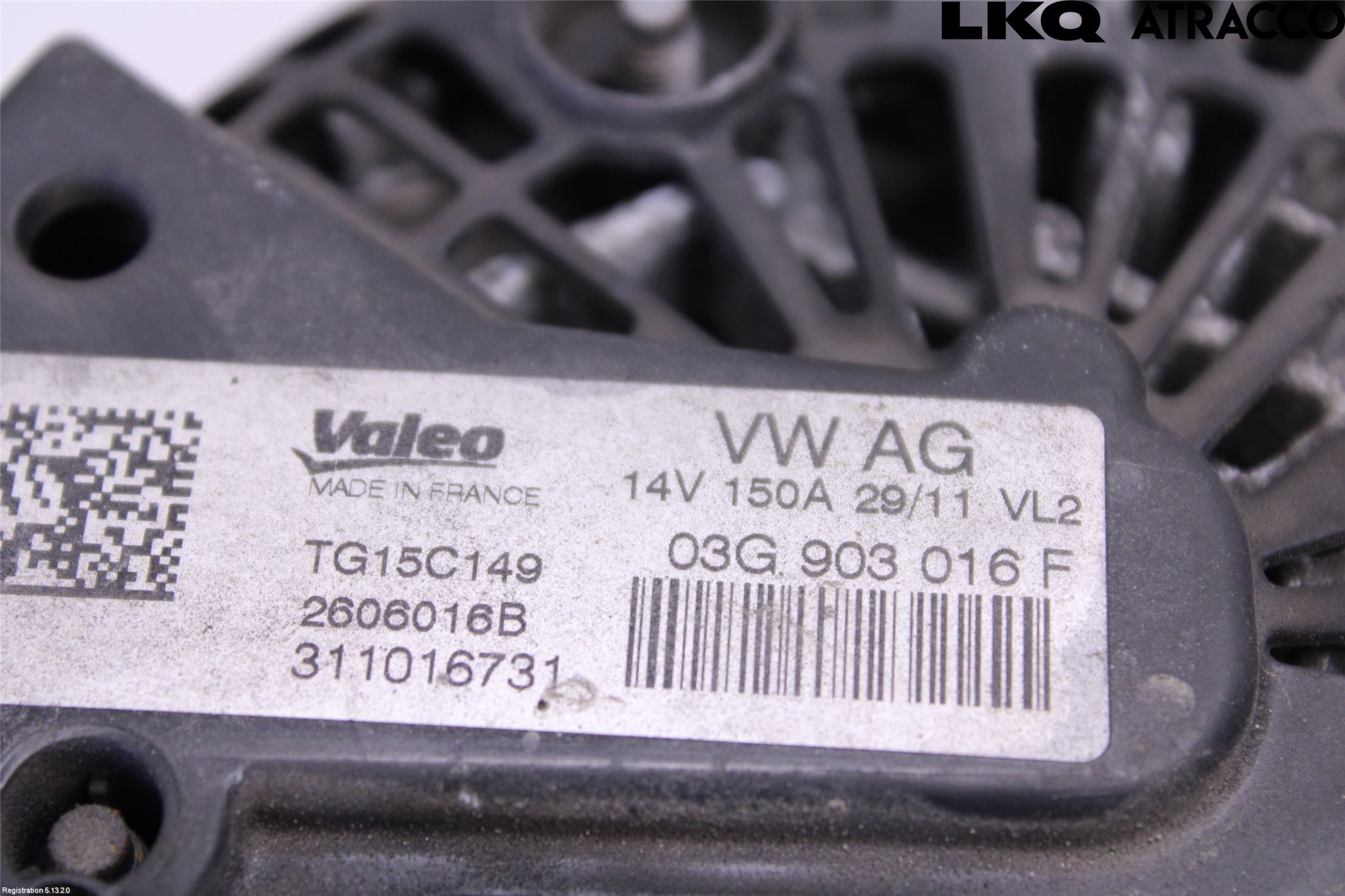 Audi Q5 09-16 Generator