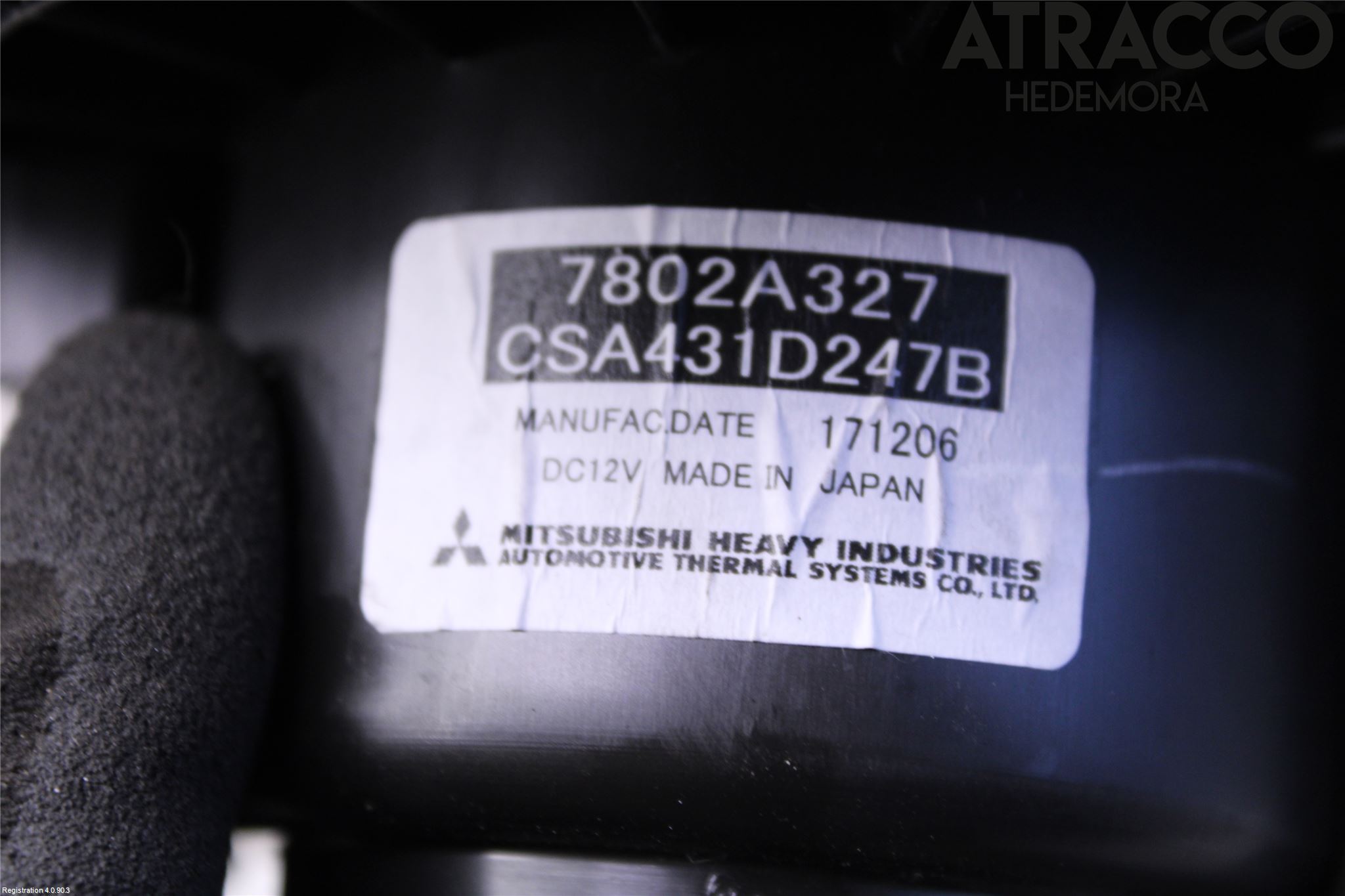 Mitsubishi OUTLANDER 13-21 Ac Värmefläkt