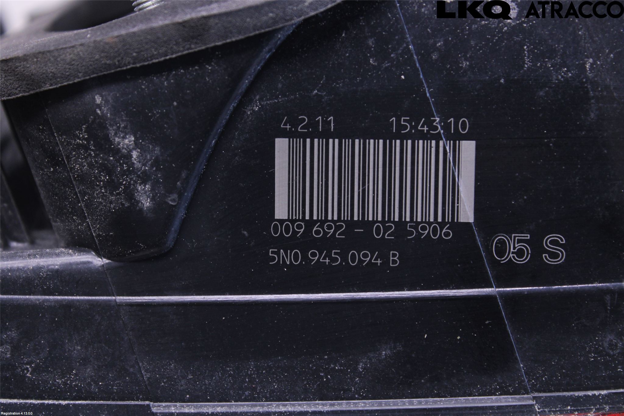 Volkswagen VW TIGUAN 07-16 Bakljus Lucka Hö