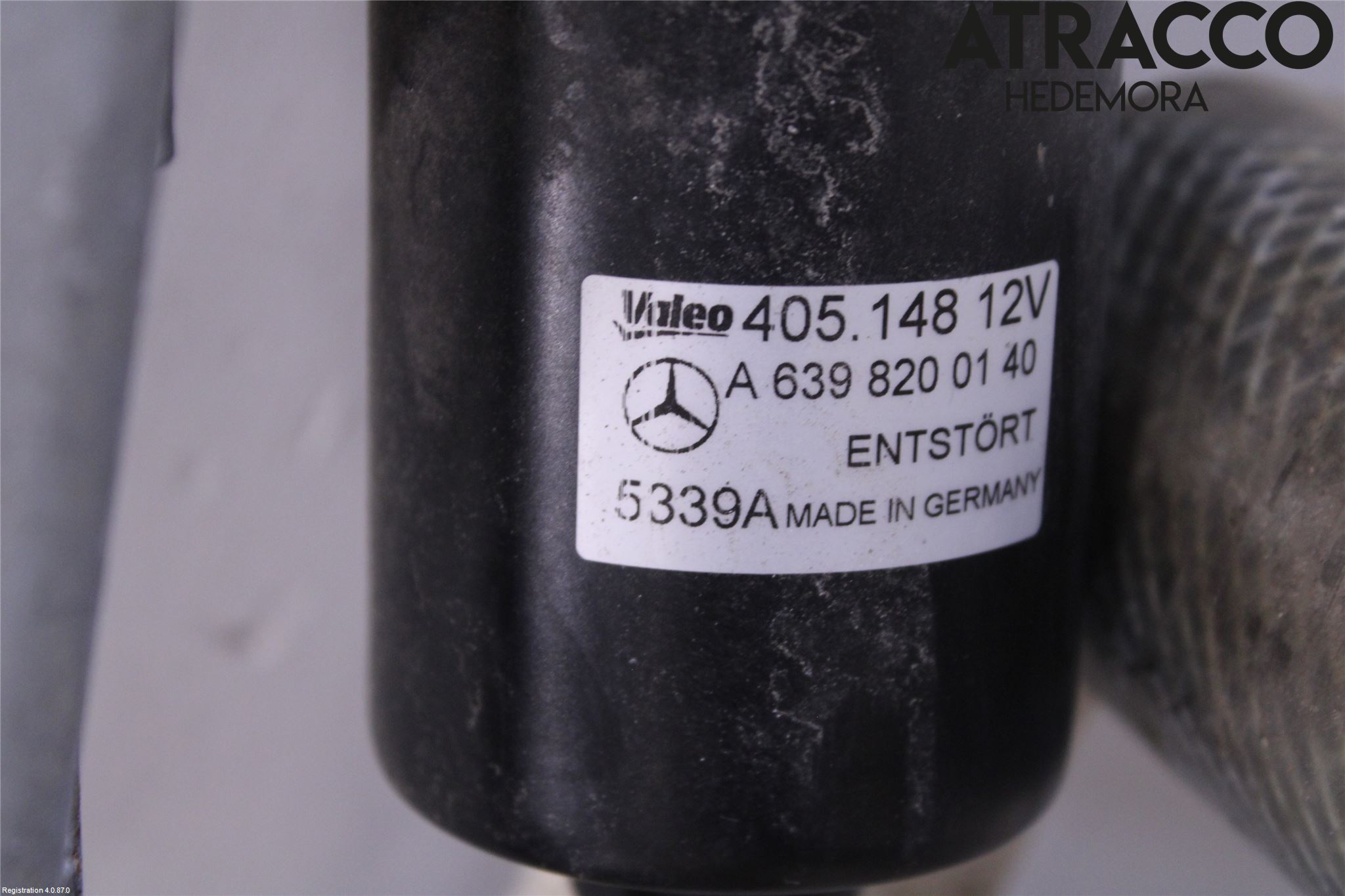 Mercedes-Benz MB VITO/VIANO (W639) 04-14 Torkarmotor Vindruta
