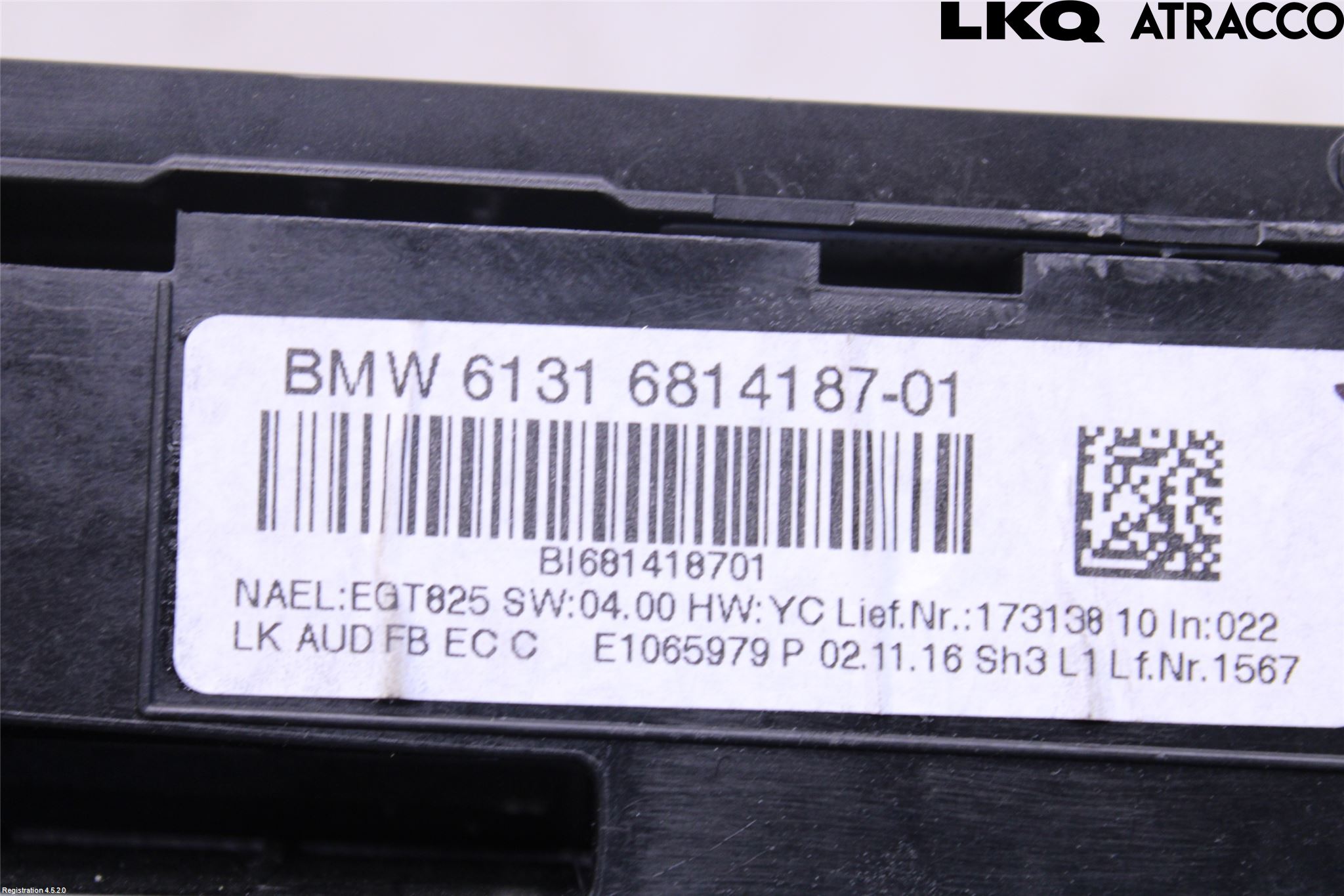 BMW 3 F30/F31/F80 12-19 Ac Styrenhet Ac Manöveren