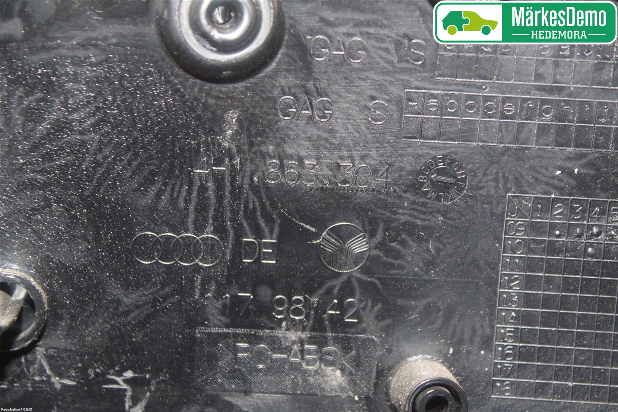 Audi A8/S8 4H 10-17 Inr Tunnelfack