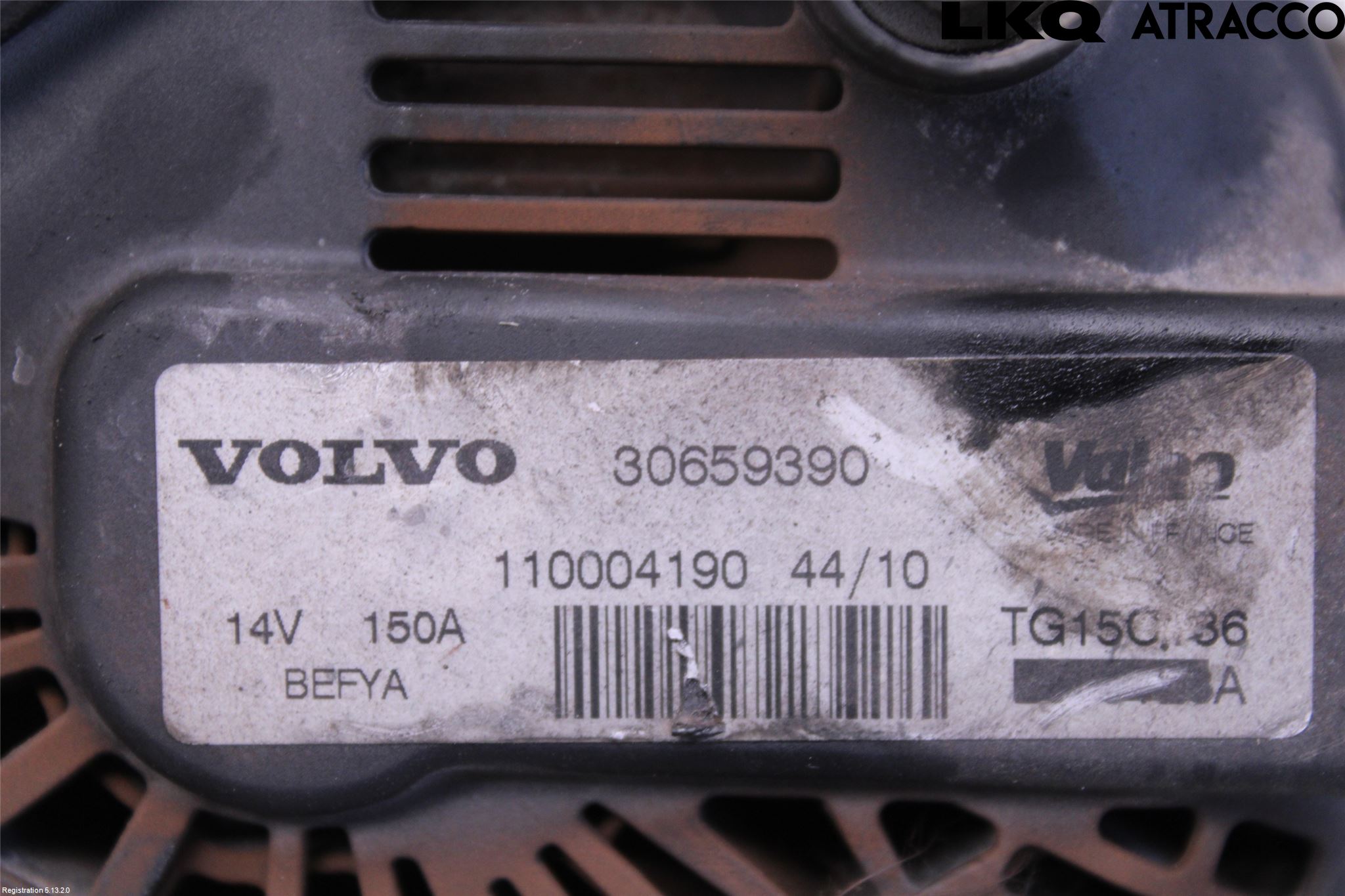 Volvo V70 08-13 Generator