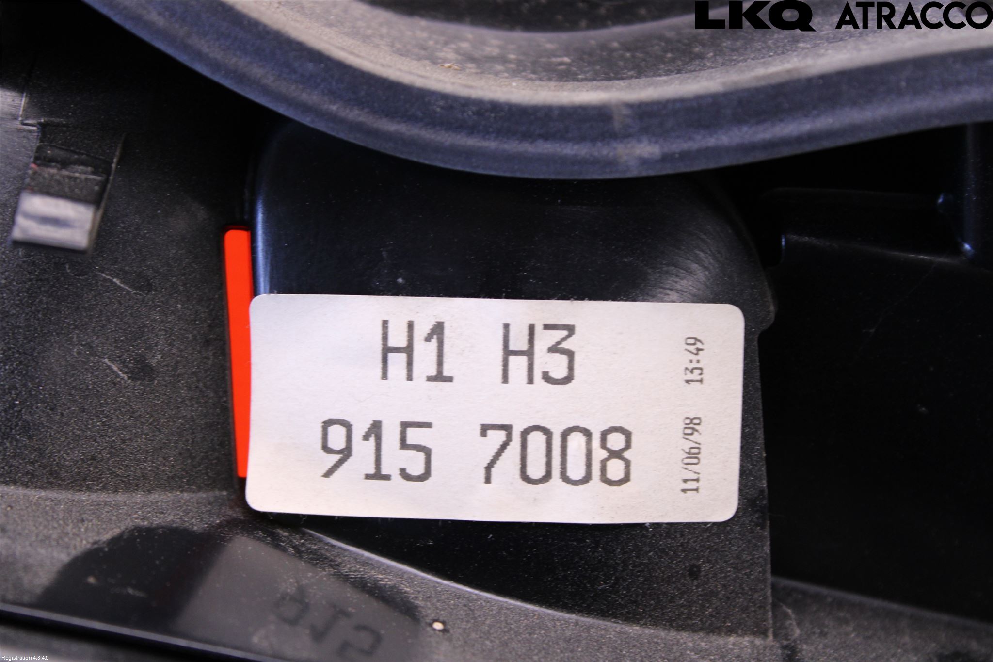 Volvo S70/V70/XC  97-00 Bakljus Lucka Vä