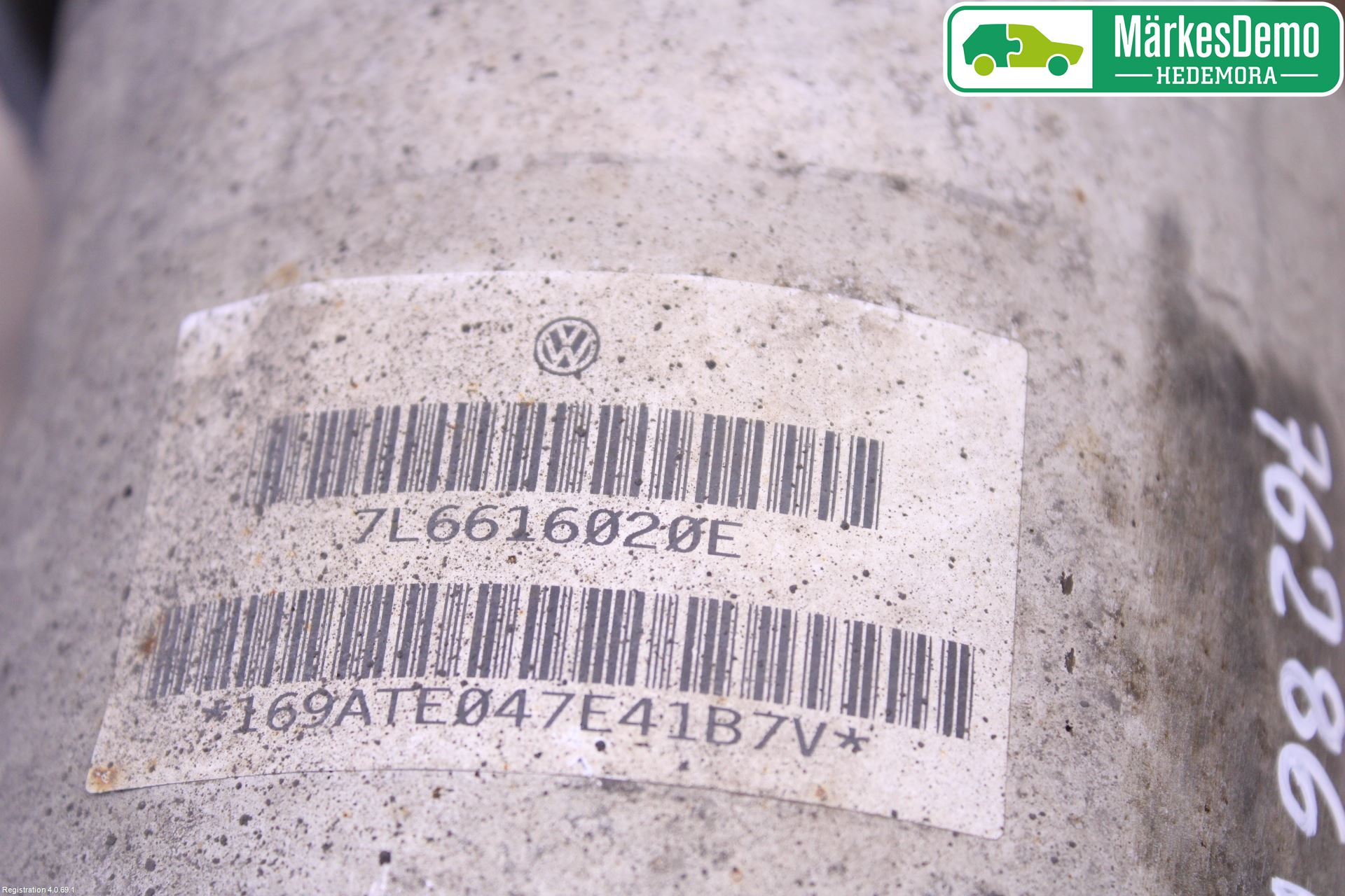 Volkswagen VW TOUAREG 7L 03-10 Fjäderben Bak Höger