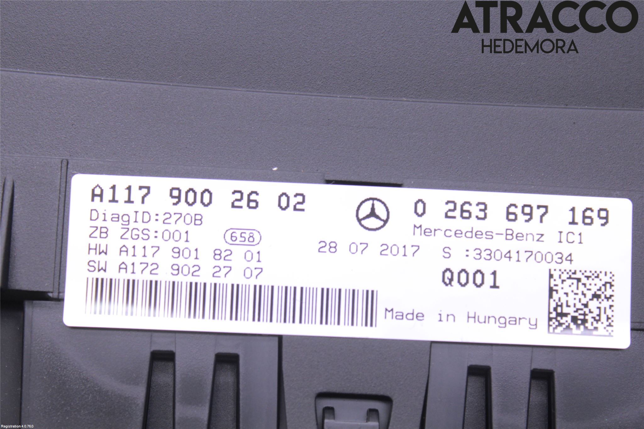 Mercedes-Benz MB CLA-KLASS (C117/X117) 13-19 Instrument Komb