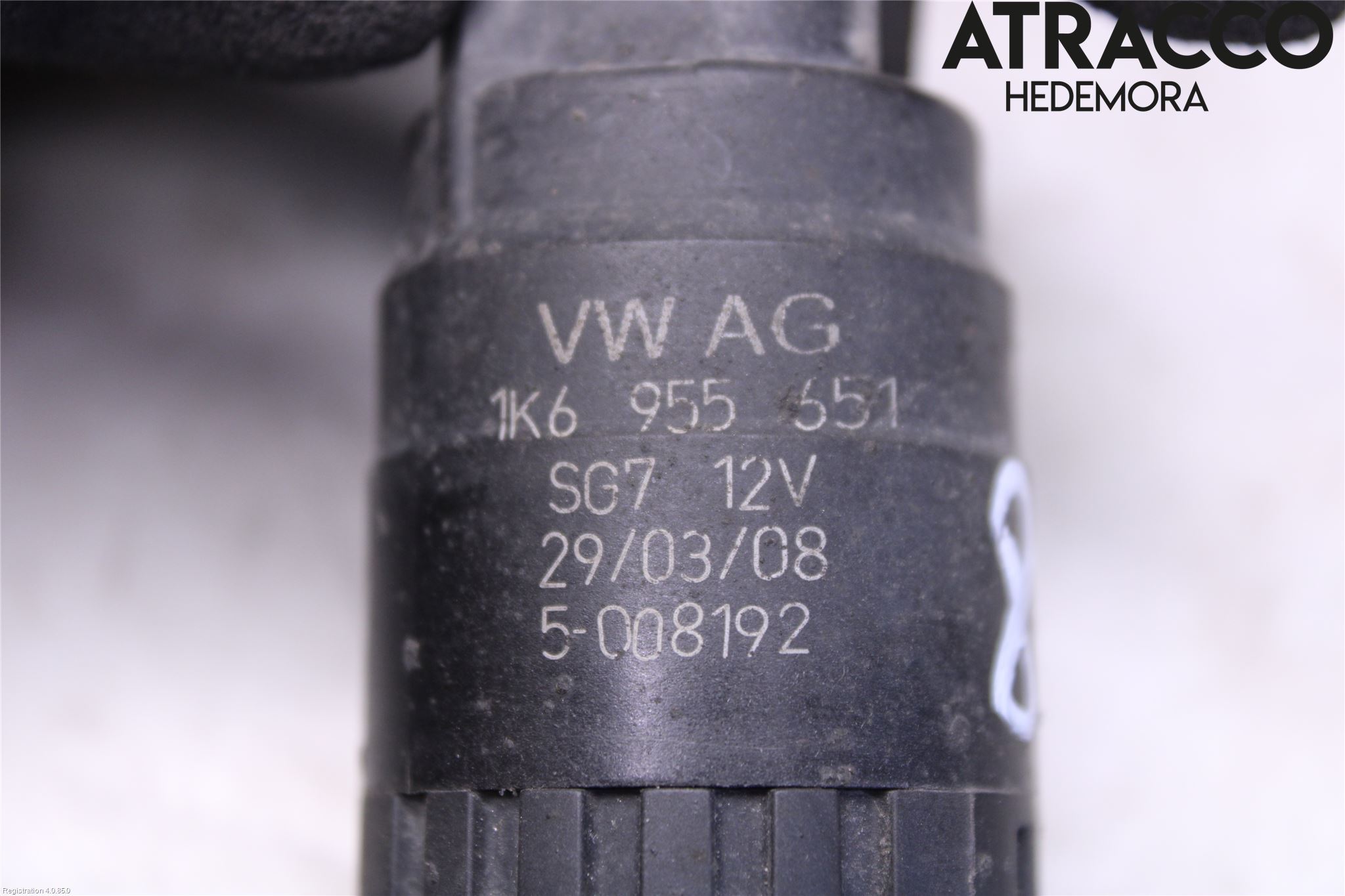 Volkswagen VW GOLF V 04-09 Spolarpump Vindruta