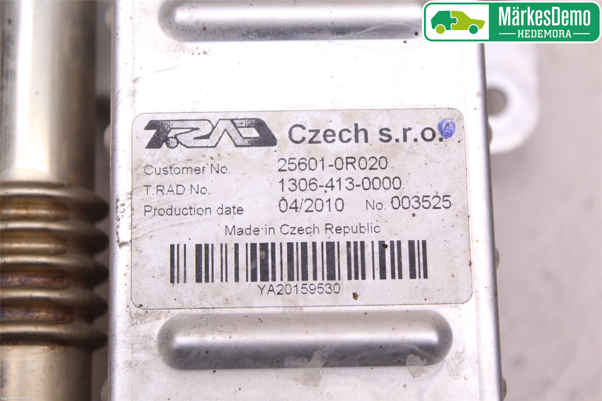 Toyota AVENSIS 09-15 Avgaskylare