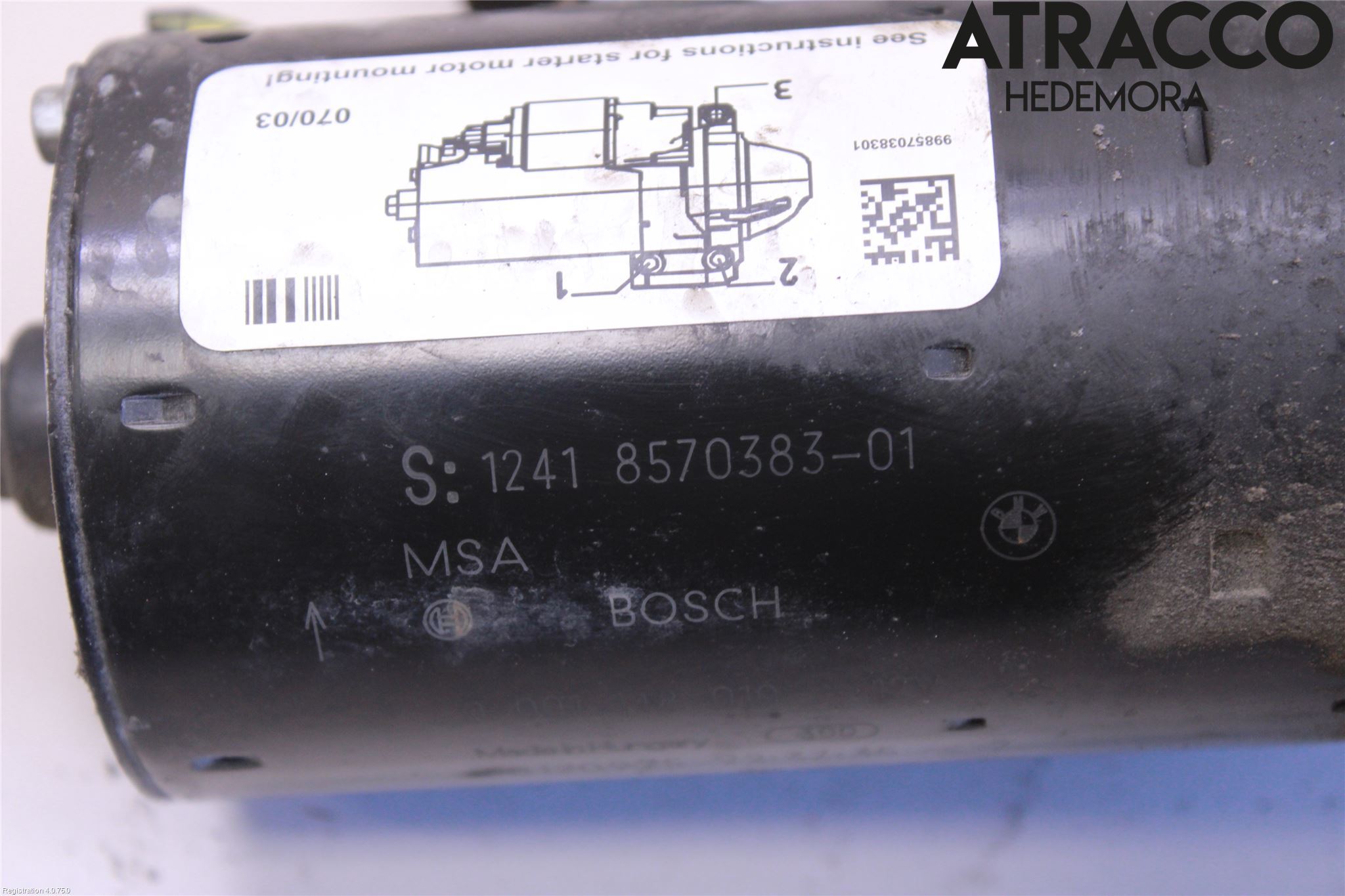 BMW 3 F30/F31/F80 12-19 Startmotor Diesel