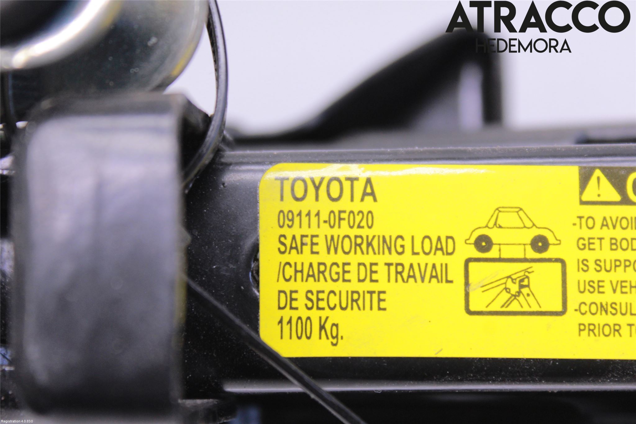 Toyota COROLLA VERSO 08-09 Domkraft