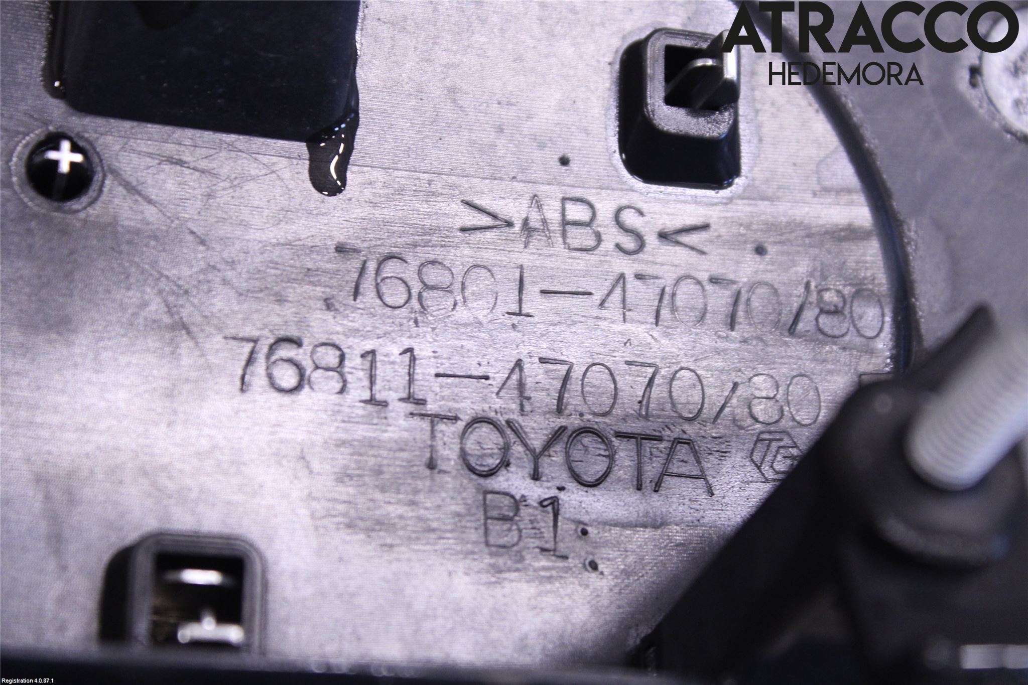 Toyota PRIUS ZVW30 09-20 List Bak-Baklucka
