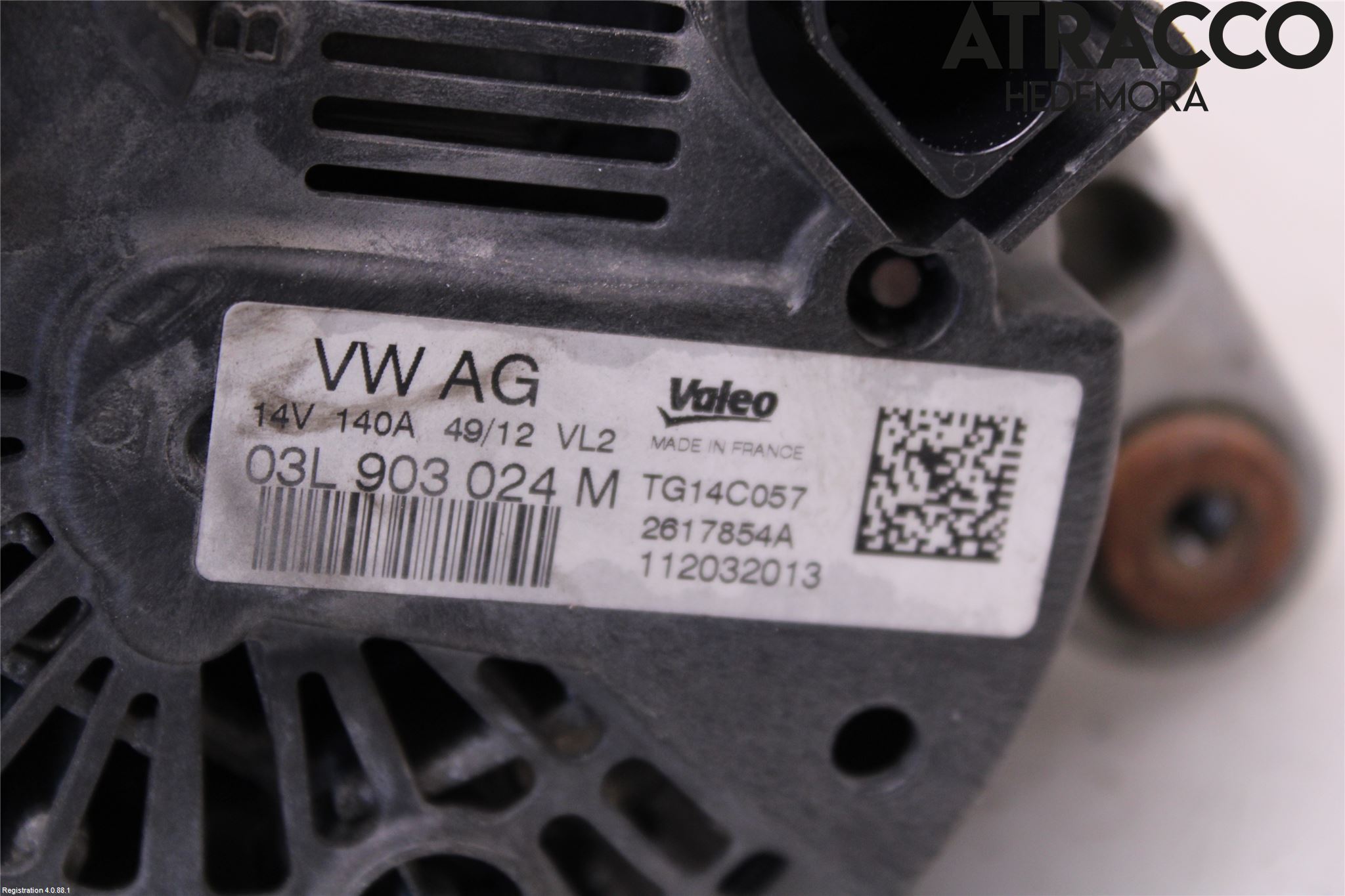 Audi A3/S3 05-13 Generator