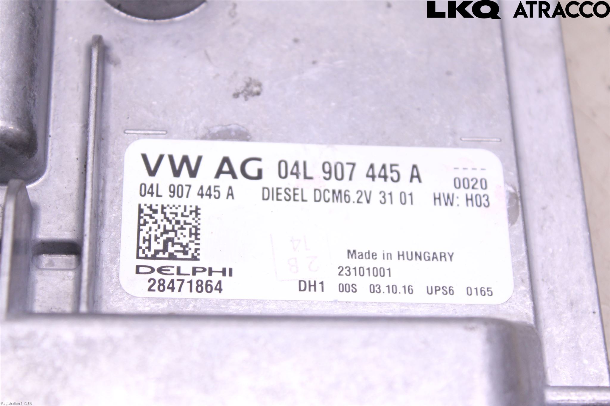 Volkswagen VW TRANSP/CARAVELLE (T6) 16-22 Styrenhet Inspump Diesel