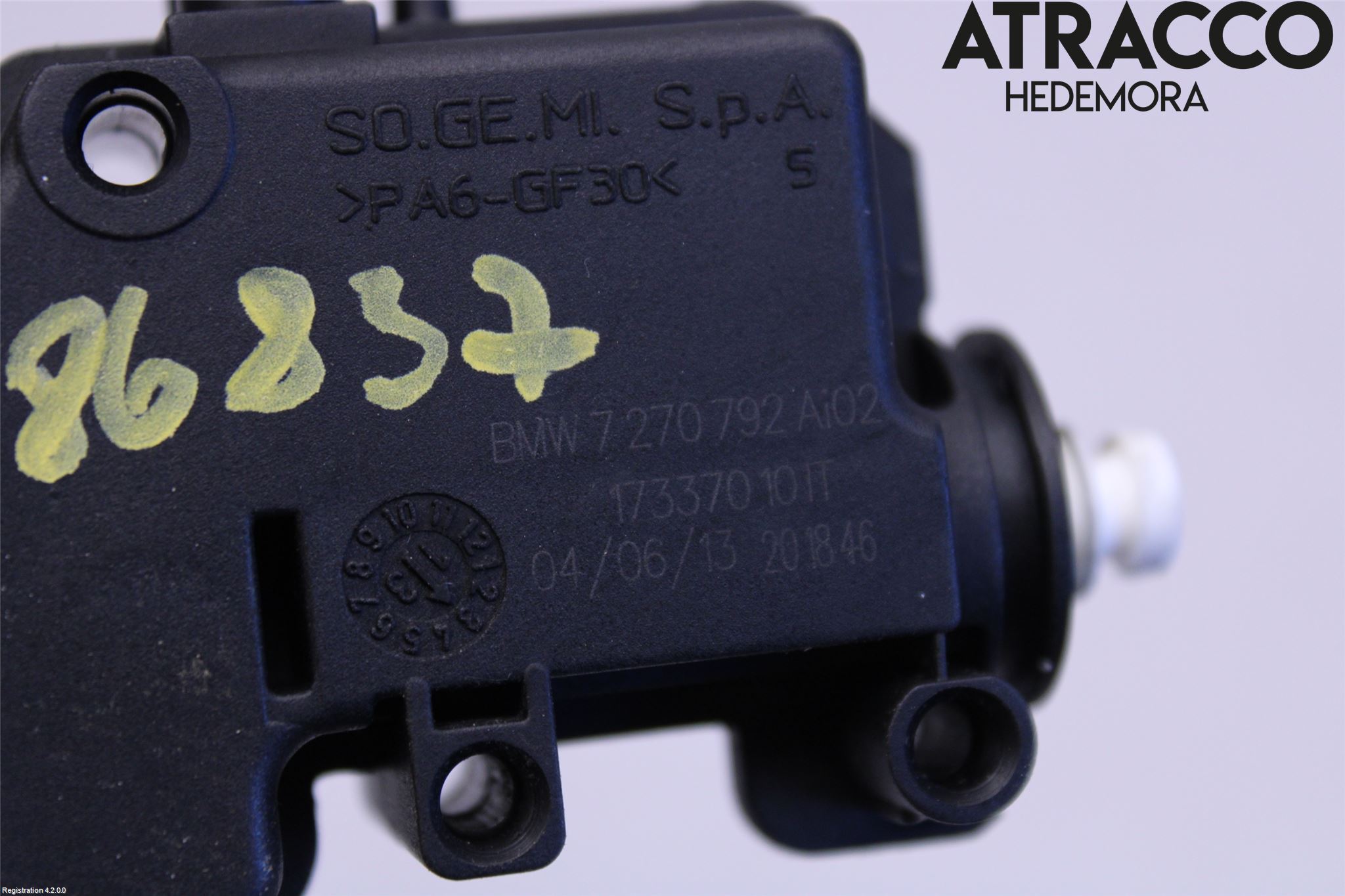 BMW 3 F30/F31/F80 12-19 Centrallåsmot Tanklucka