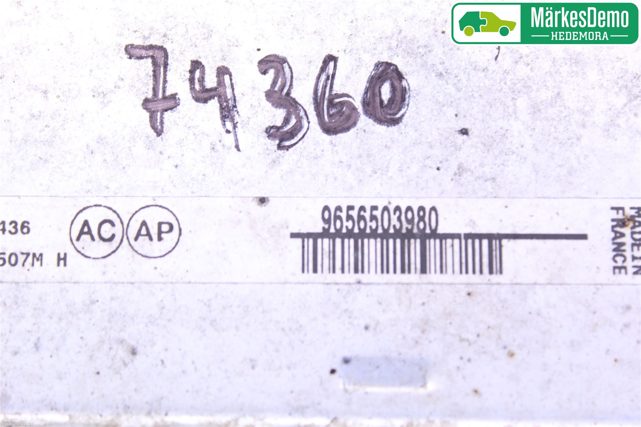 Citroen BERLINGO 08-18 Laddluft-Intercooler Kyl