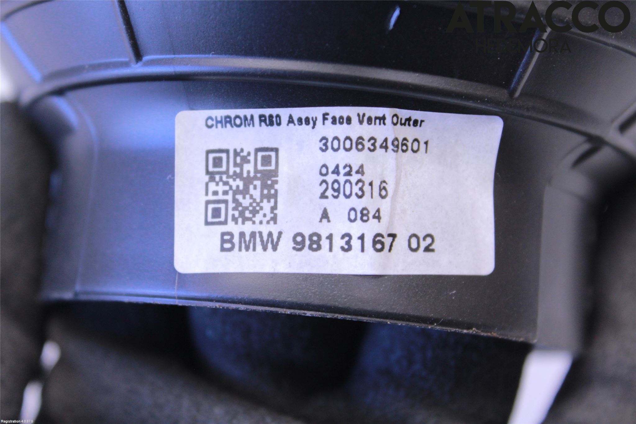 Mini COUNTRYMAN R60 11-16 Defrosterkanal-Munstycke