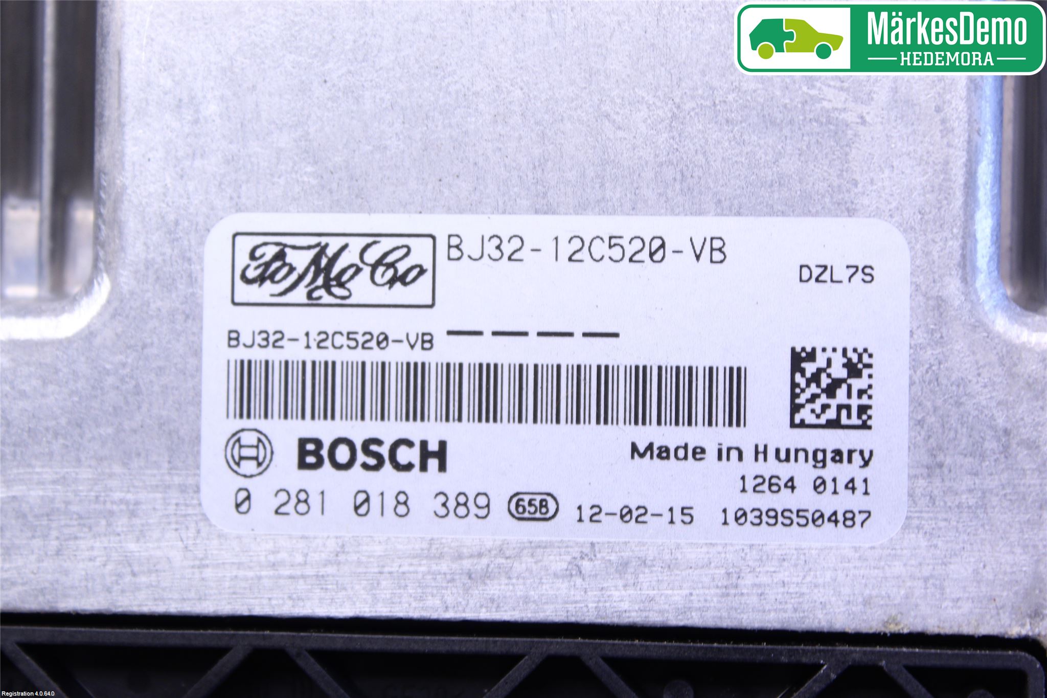 Landrover LAND ROVER RANGE ROVER EVOQUE (L538) 11-18 Styrenhet Insprut Bensin